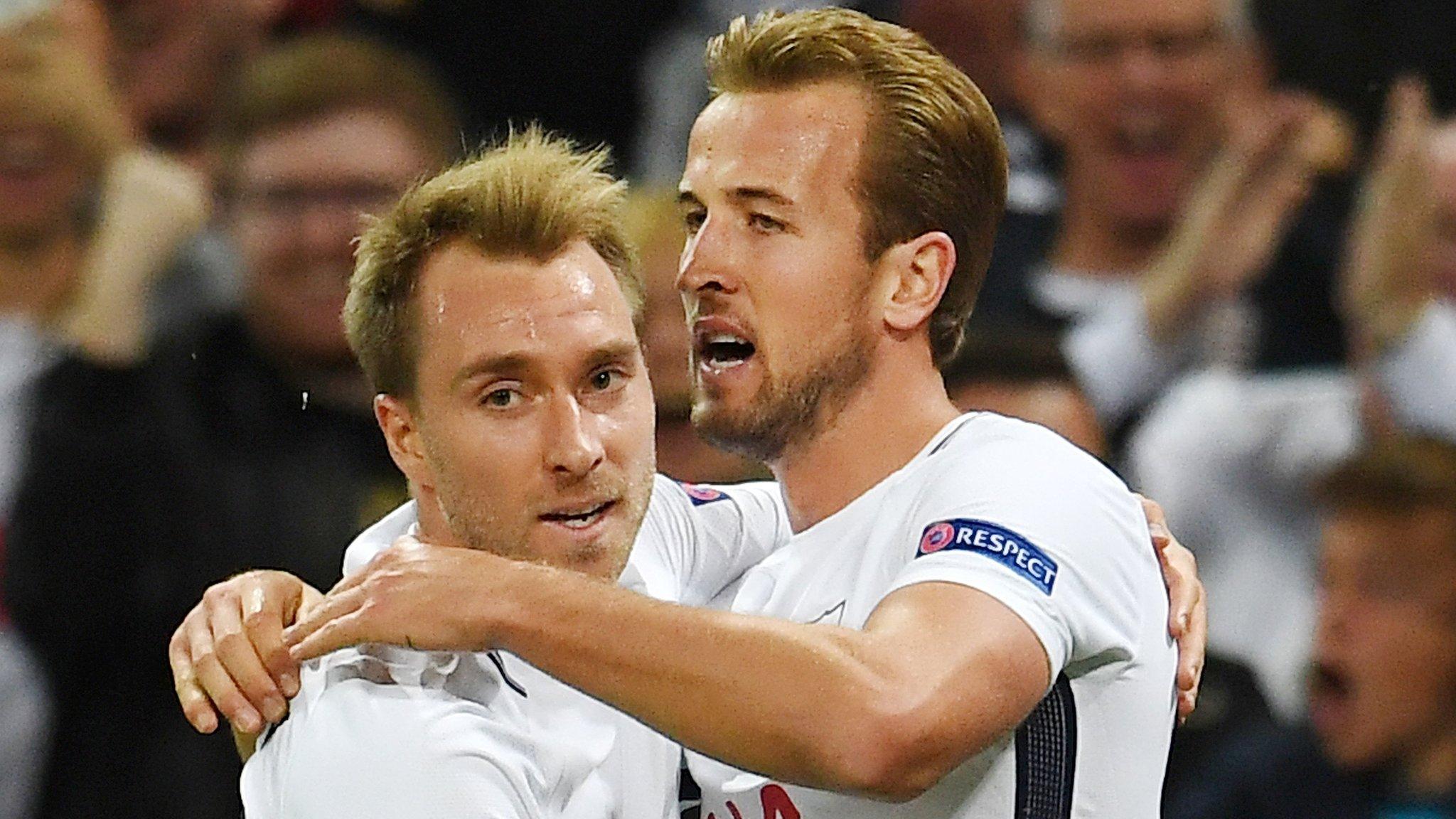 Christian Eriksen and Harry Kane