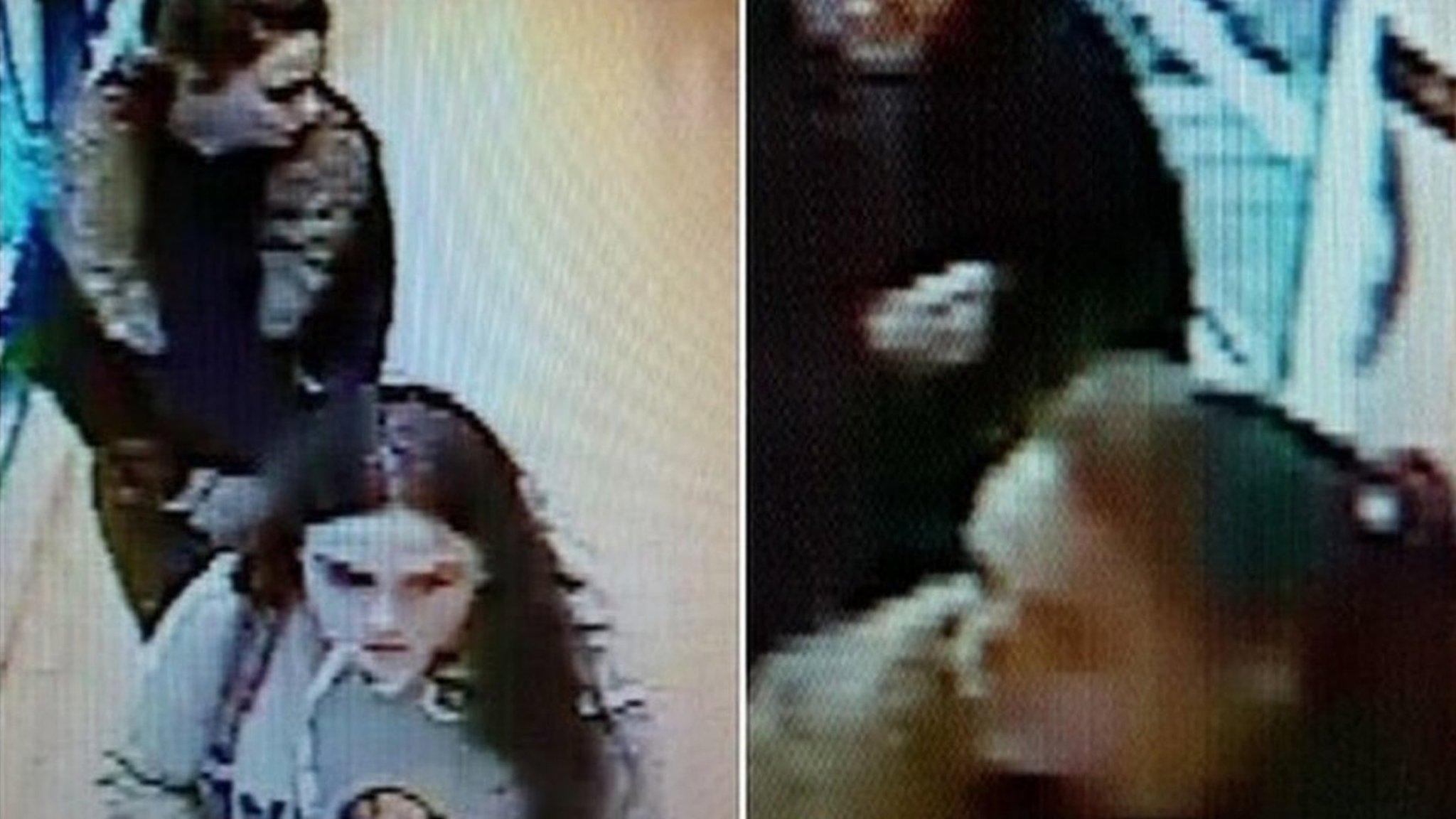 The girls on CCTV in Superdrug in Ely