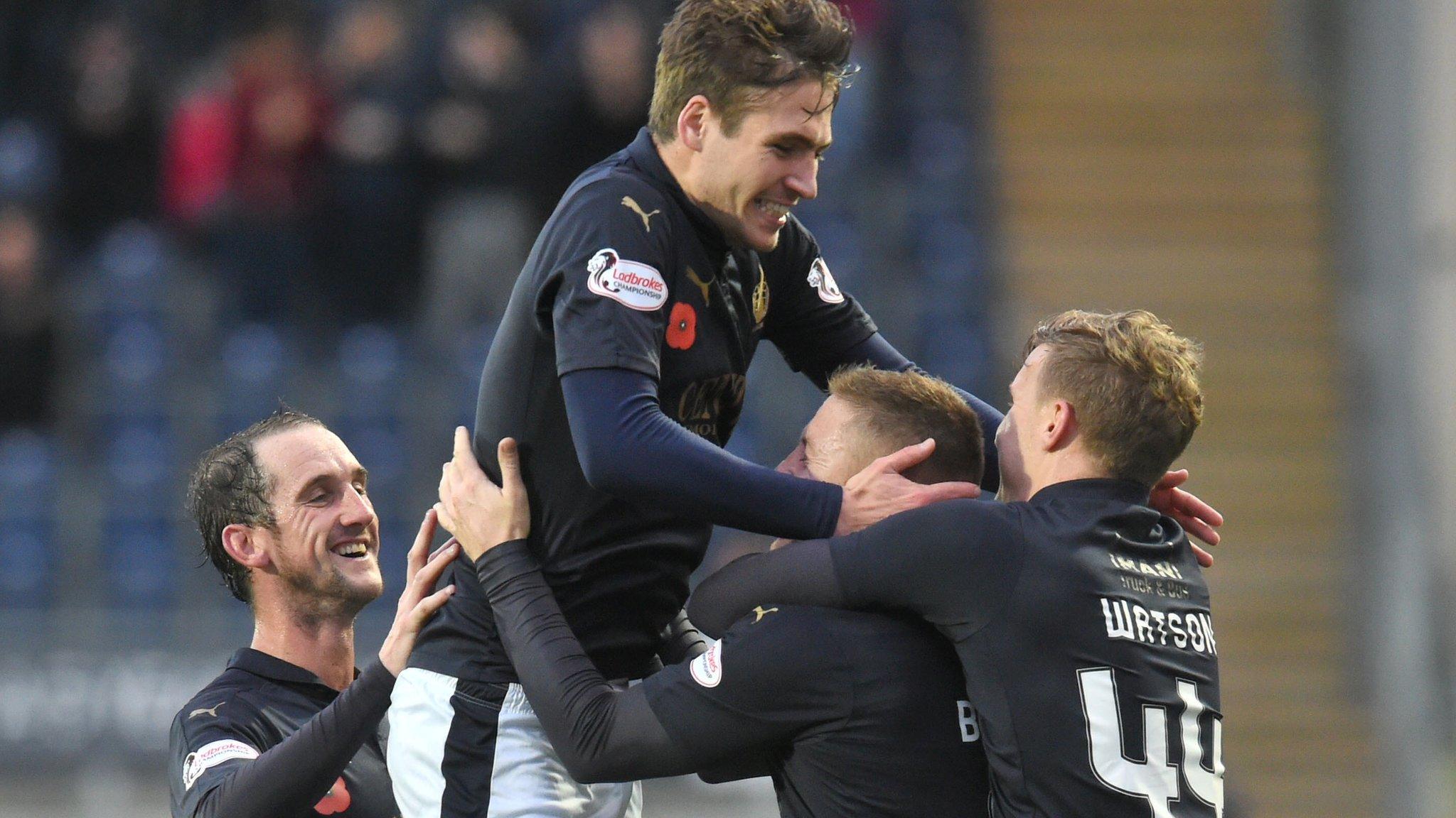 Falkirk a point behind second-placed Hibs in the Championship