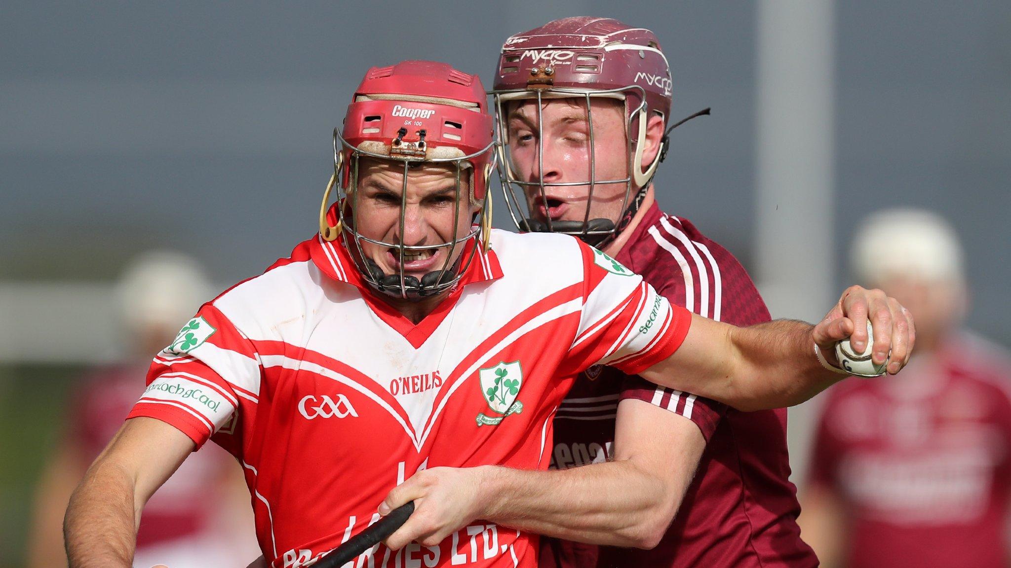 Action from the Ulster hurling final at Ballycastle