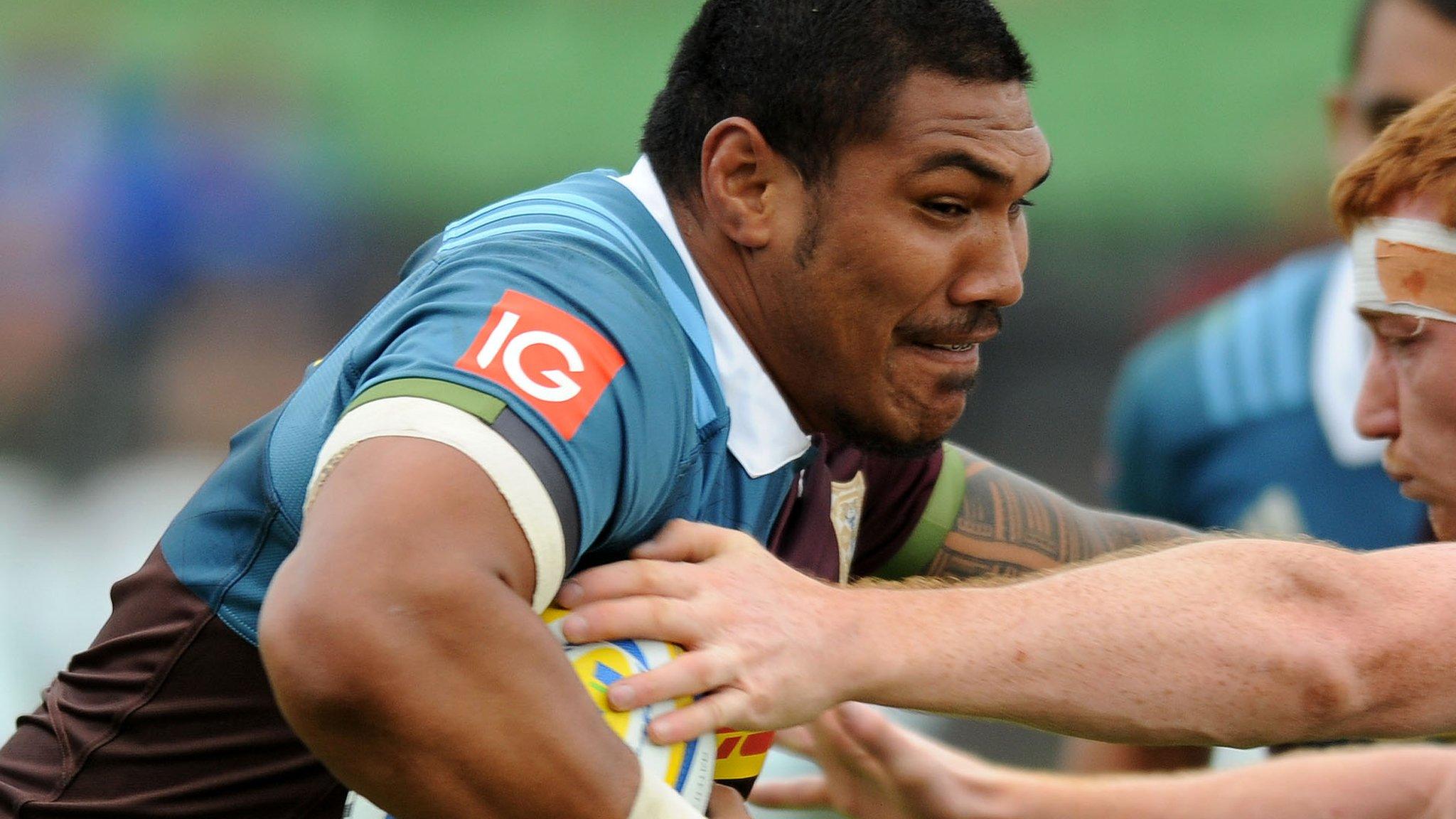 Harlequins forward Mat Luamanu