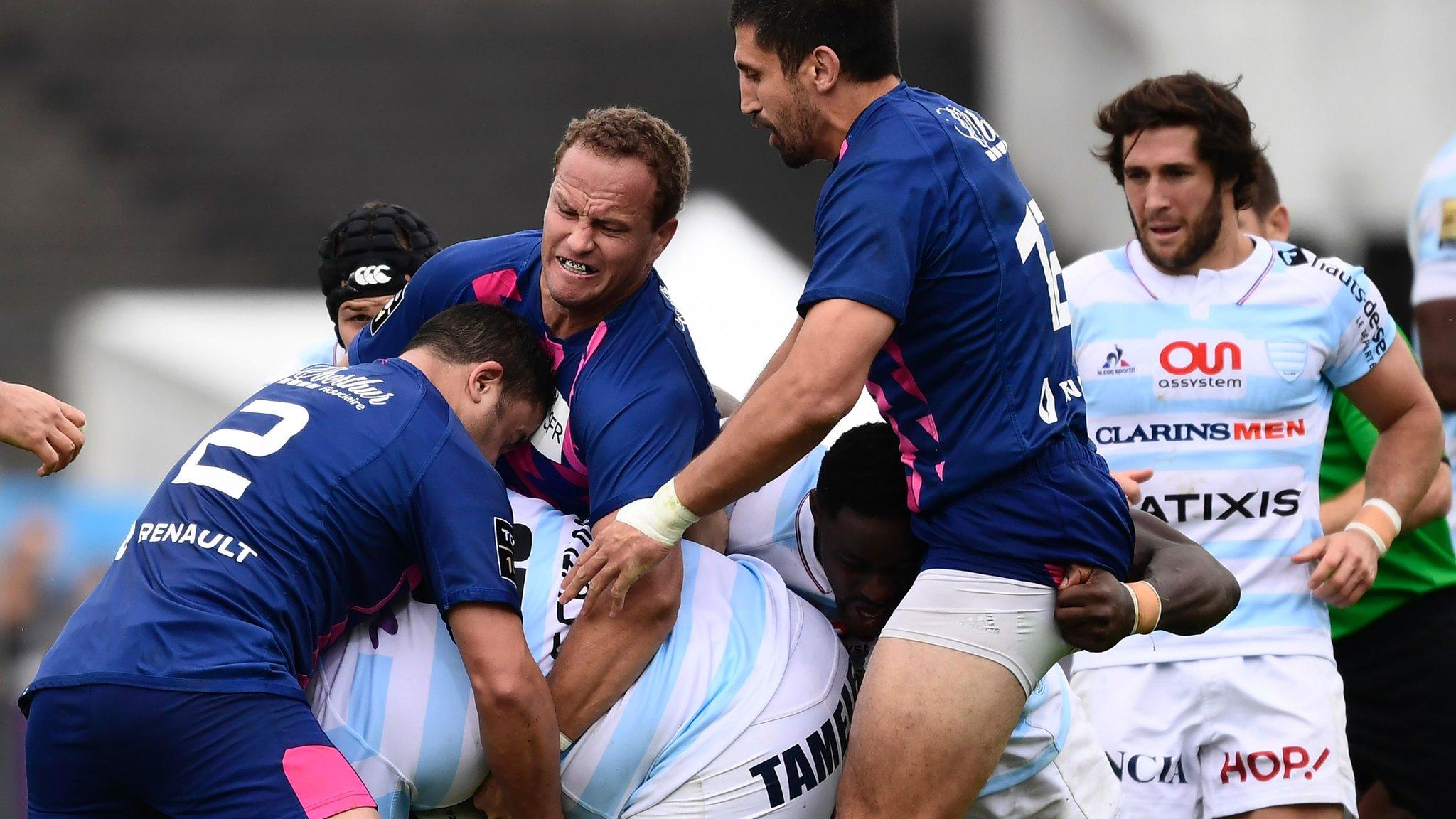 Racing 92 against Stade Francais