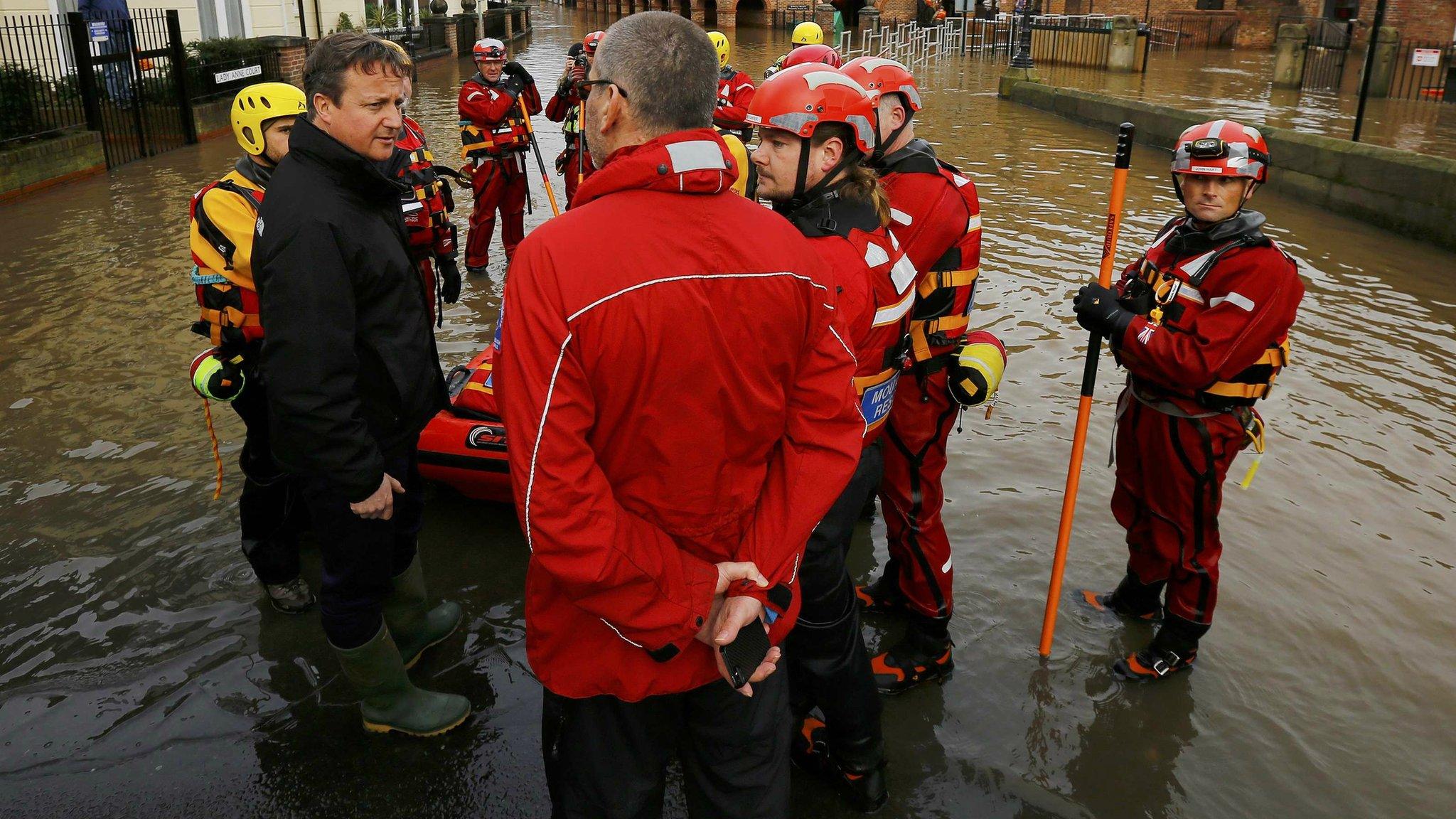 David Cameron in York