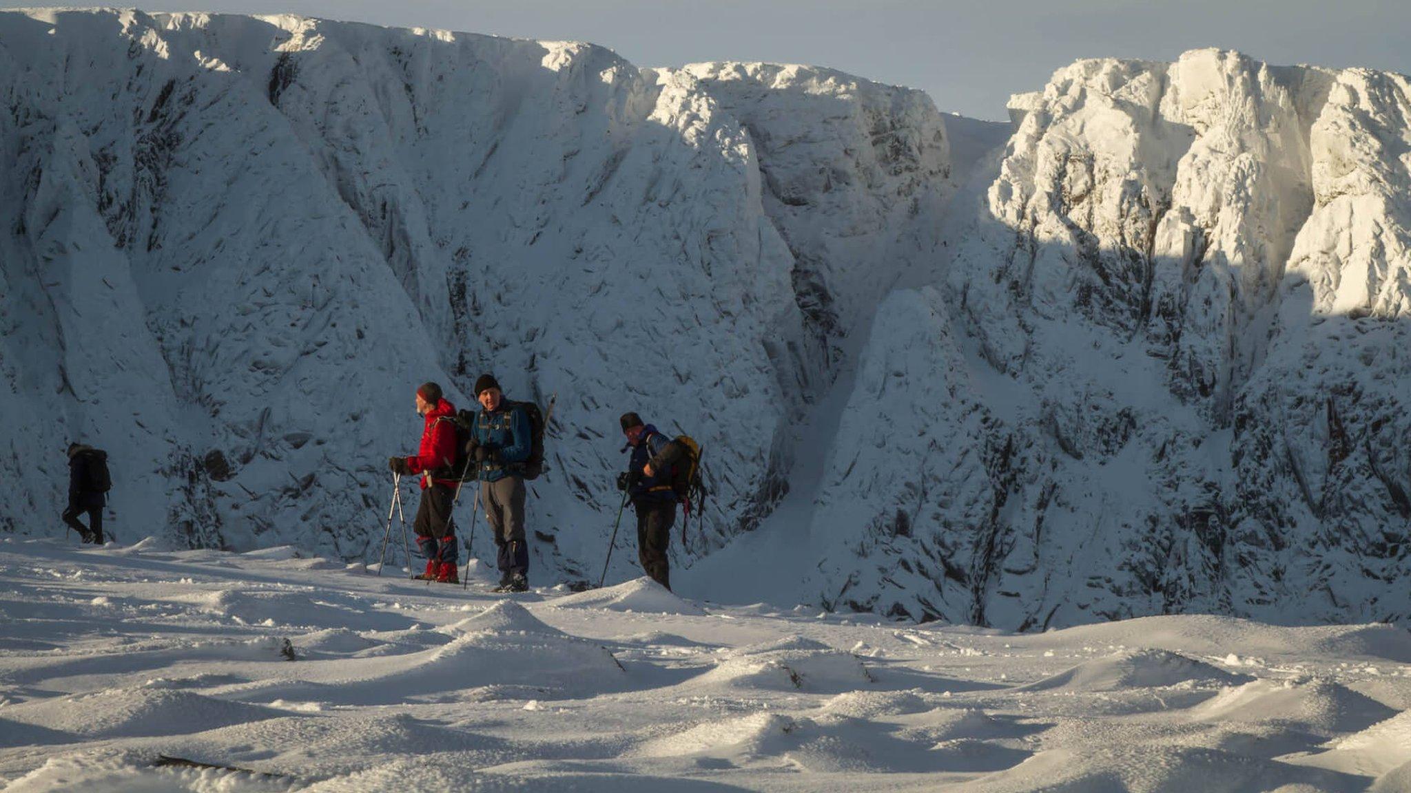 Hillwalkers at Lochnagar