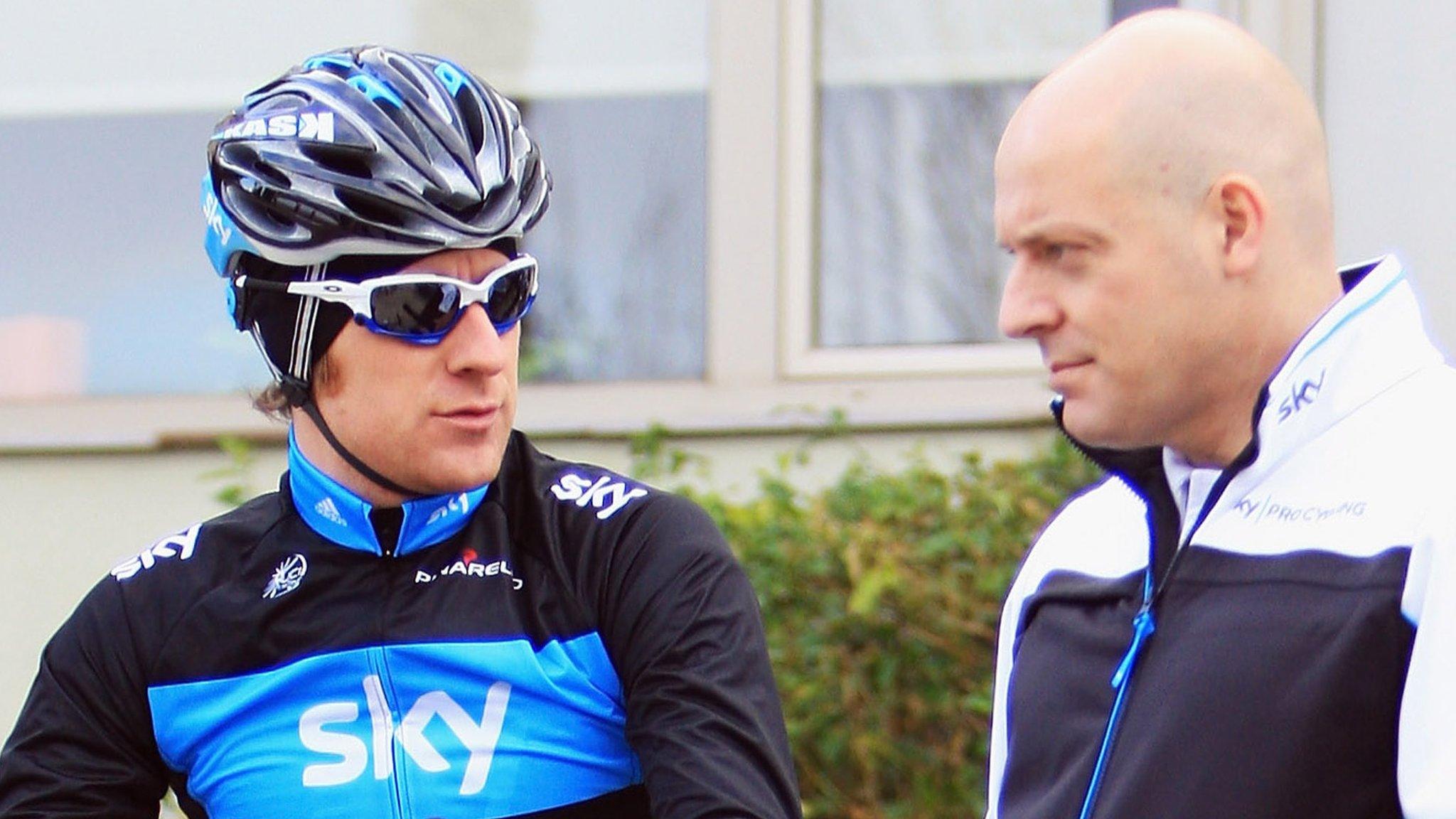 Dave Brailsford and Bradley Wiggins