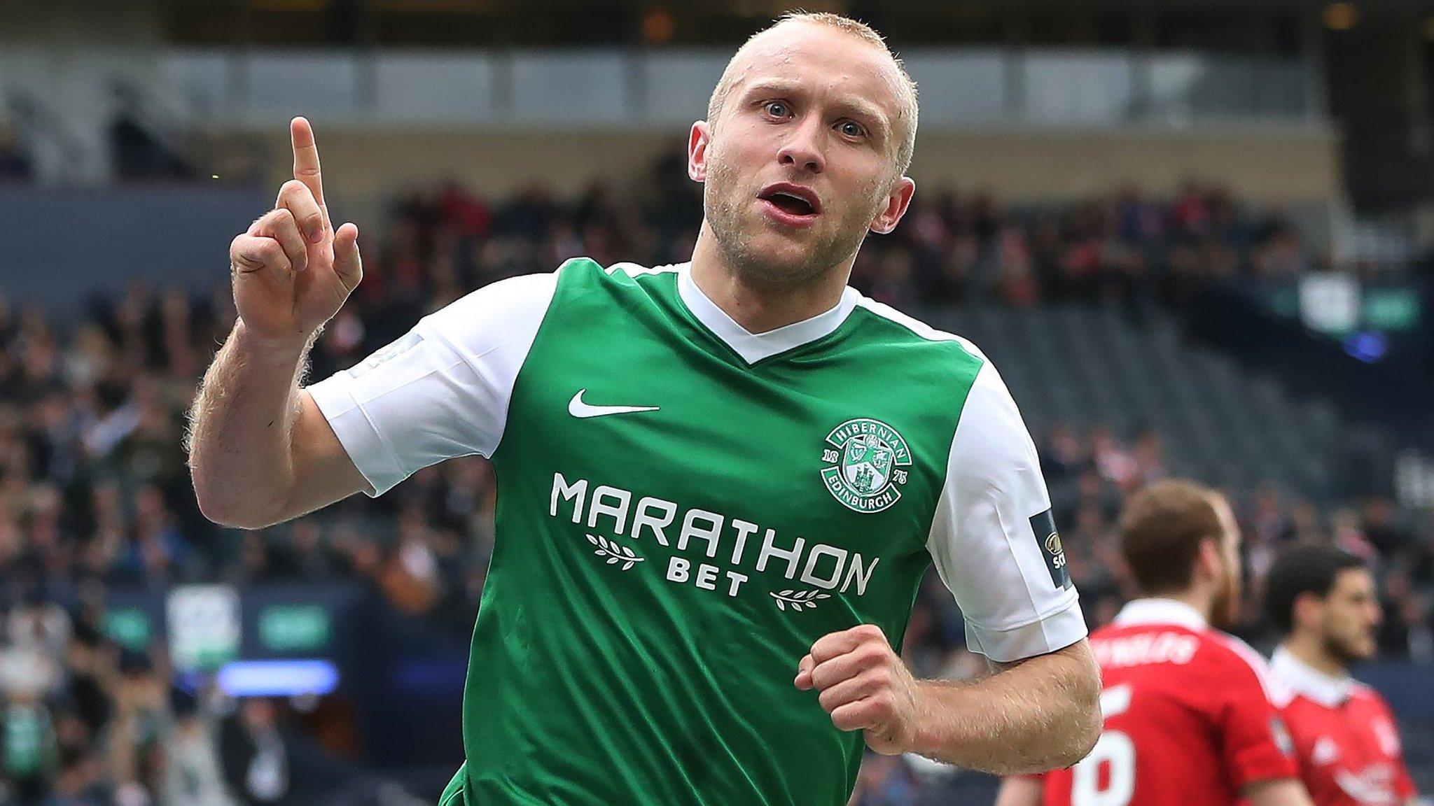 Dylan McGeouch of Hibs has been called up by Scotland