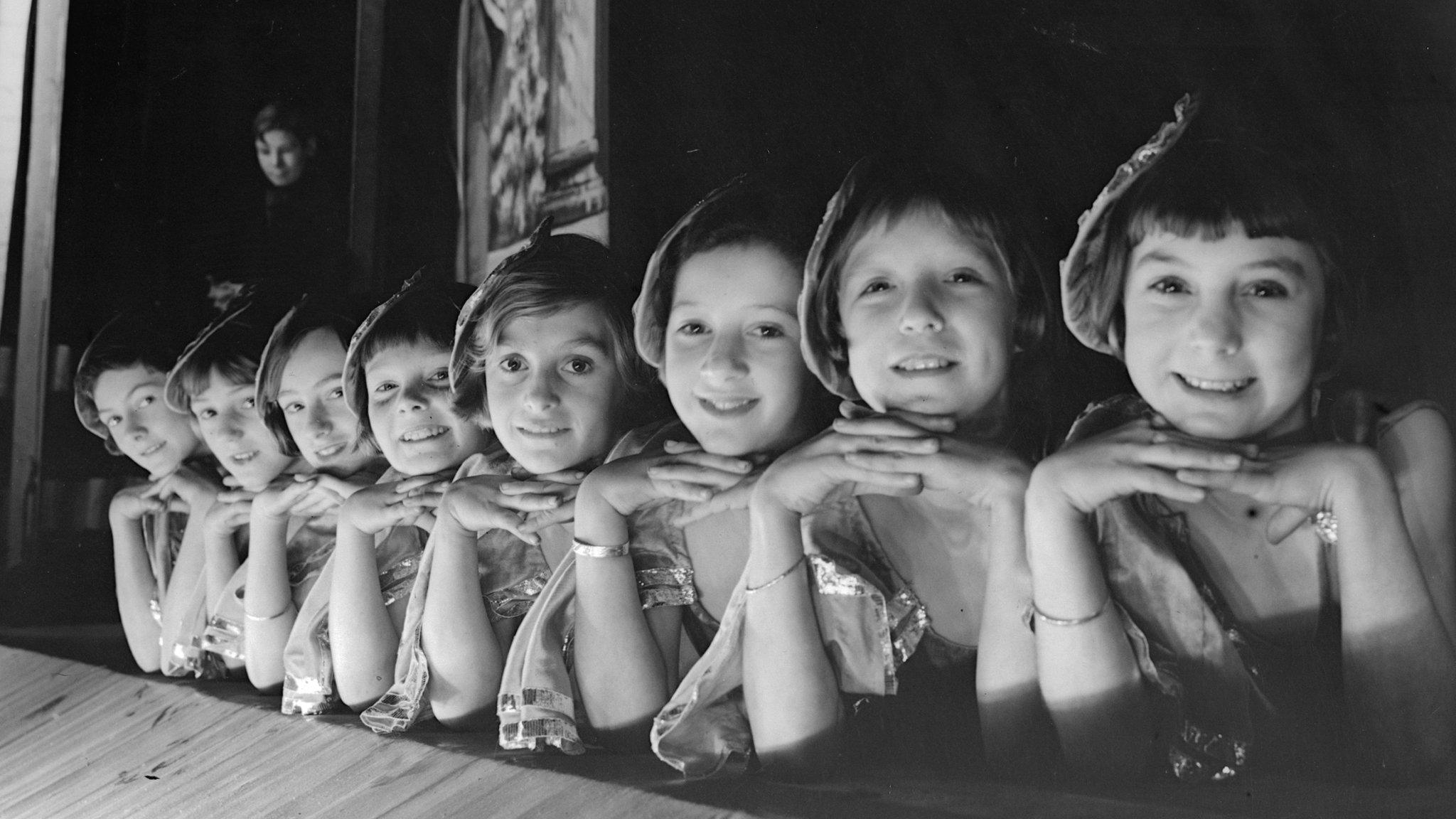 Children performing in pantomime