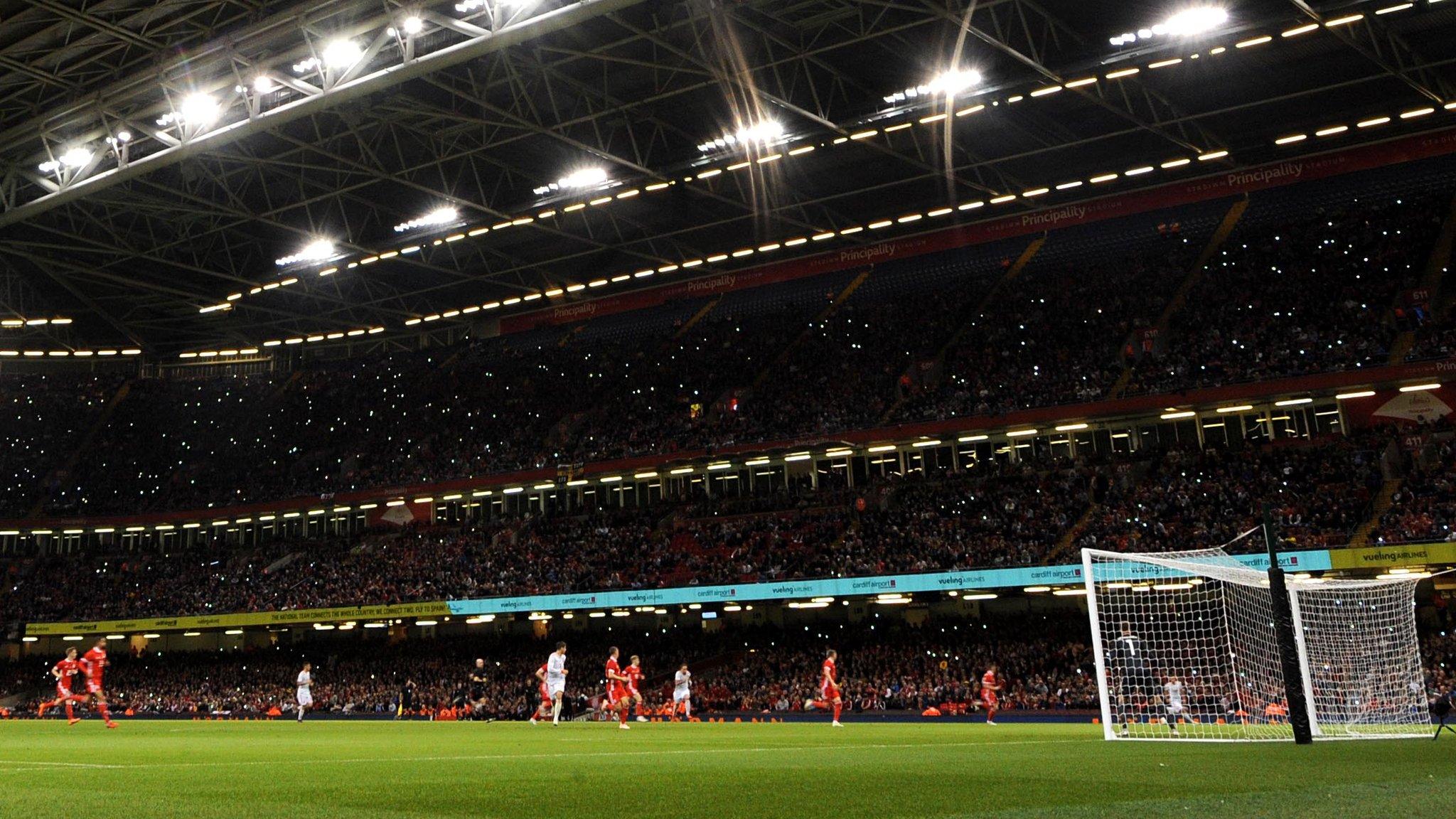 Wales play Spain at the Principality Stadium
