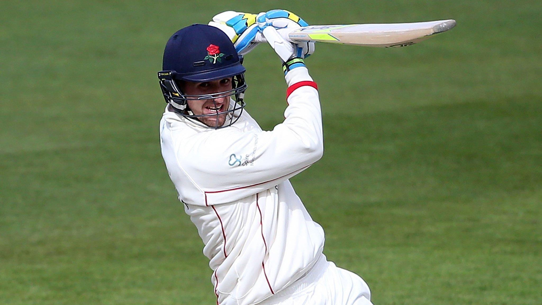 Lancashire debutant Liam Livingstone