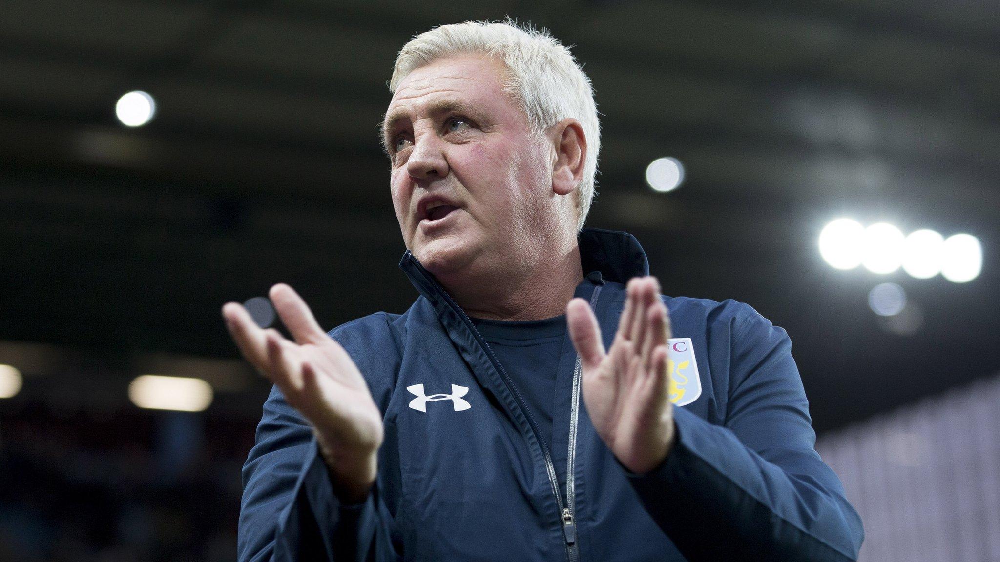 Aston Villa boss Steve Bruce