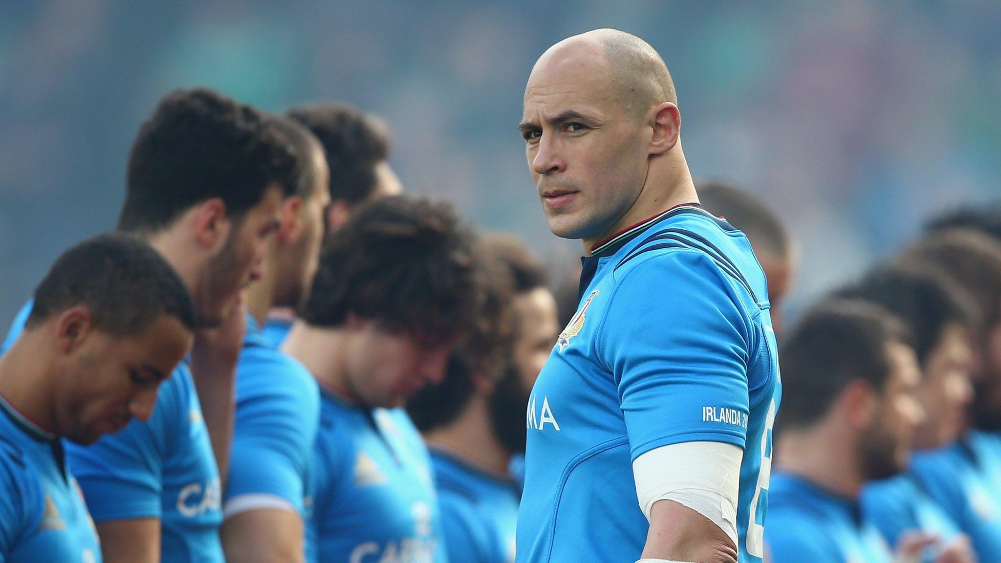 Sergio Parisse is Italy's captain