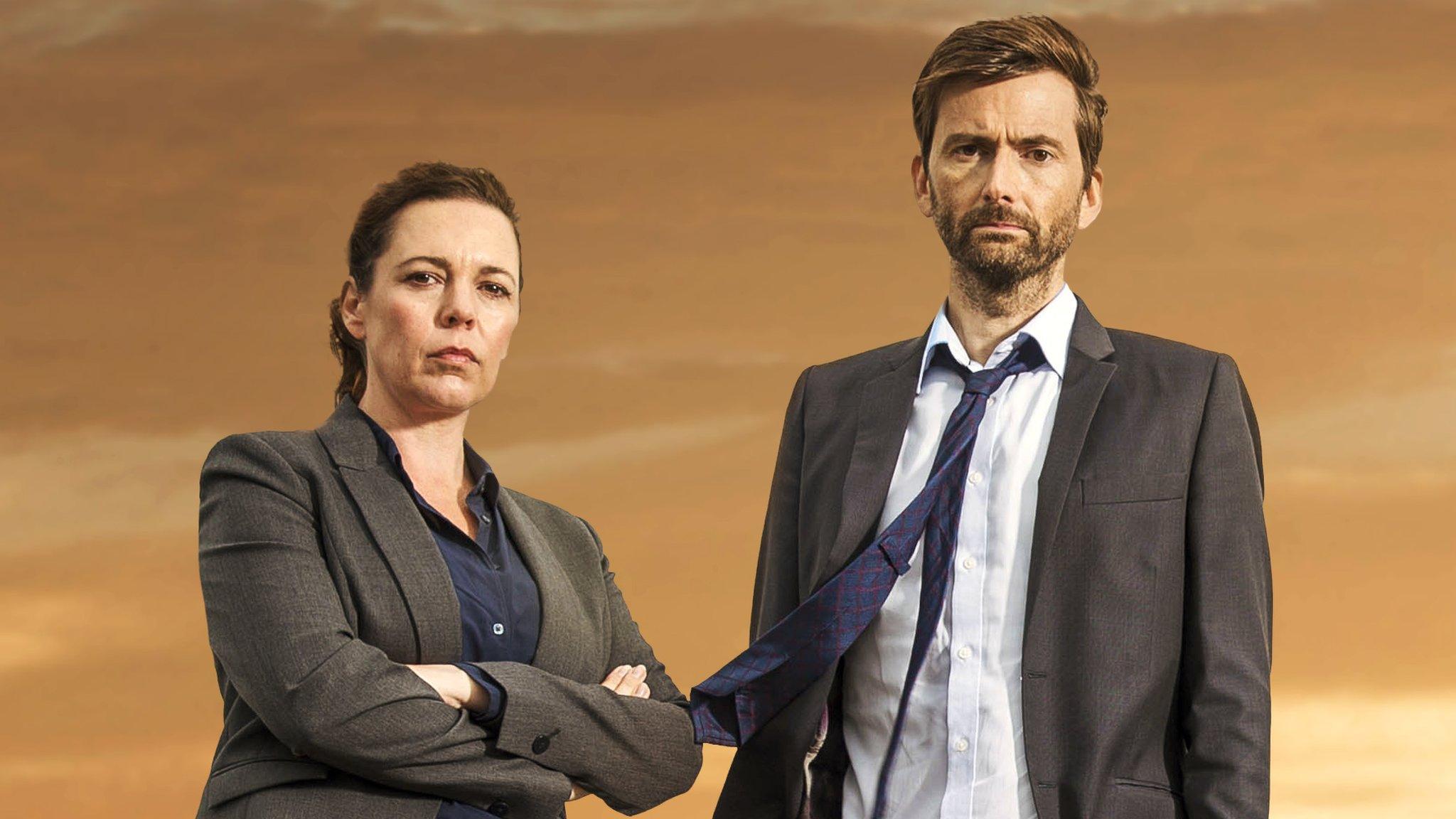 Olivia Colman and David Tennant in Broadchurch