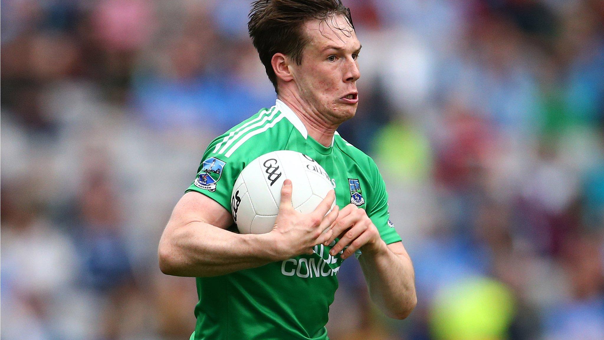 Tomas Corrigan inspired Fermanagh to a comfortable win over Laois in Enniskillen