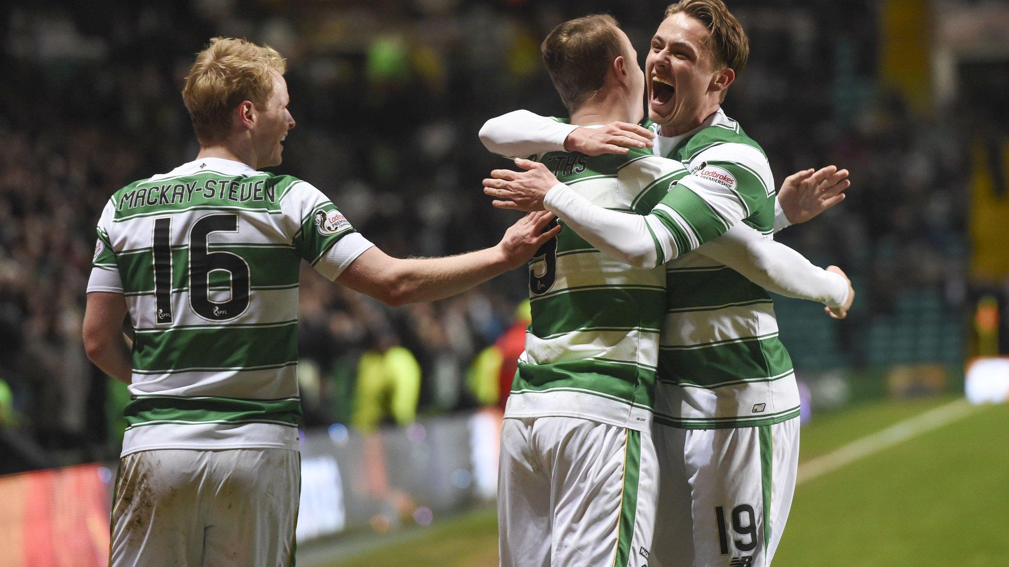 Celtic romped to an 8-1 victory