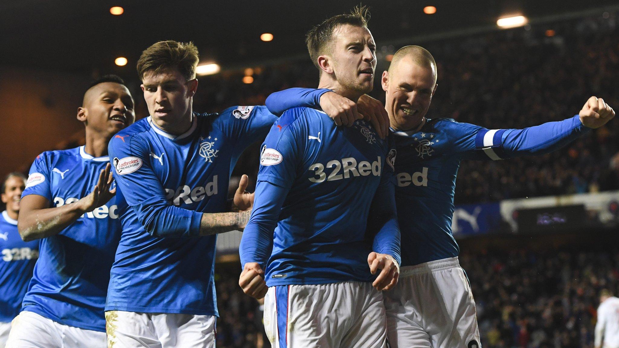 Rangers celebrate