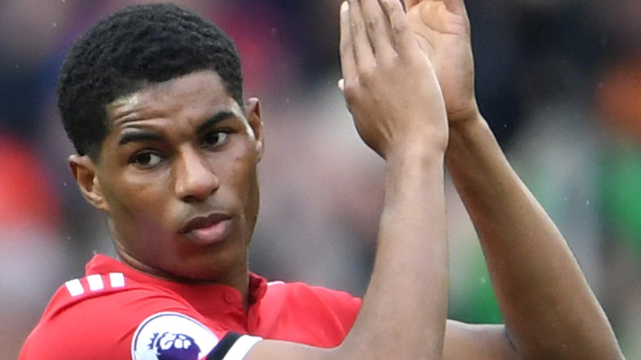 Man Utd forward Marcus Rashford