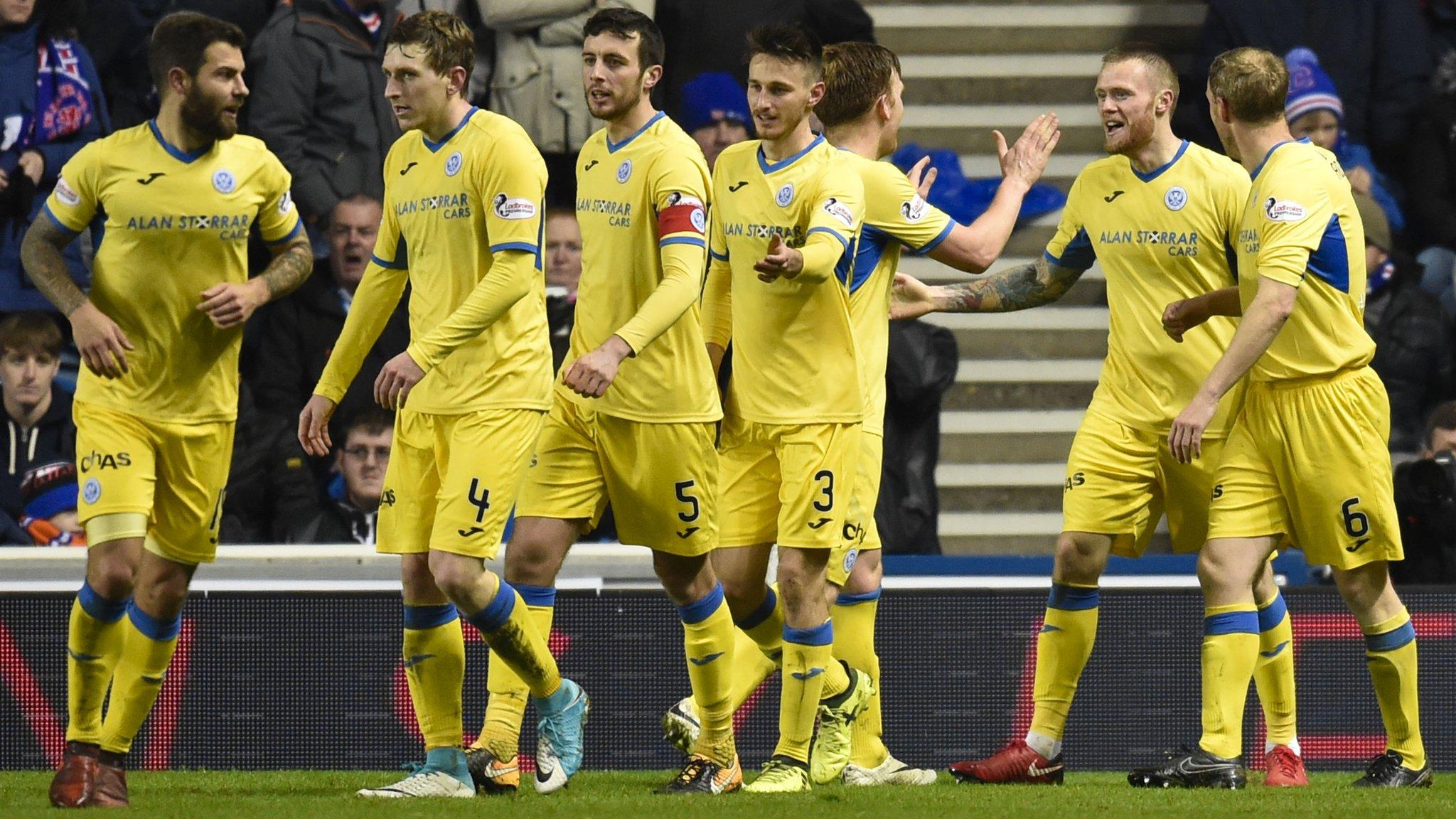 St Johnstone celebrate