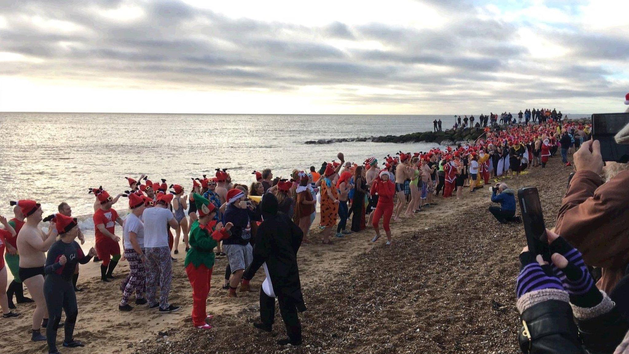 Felixstowe beach