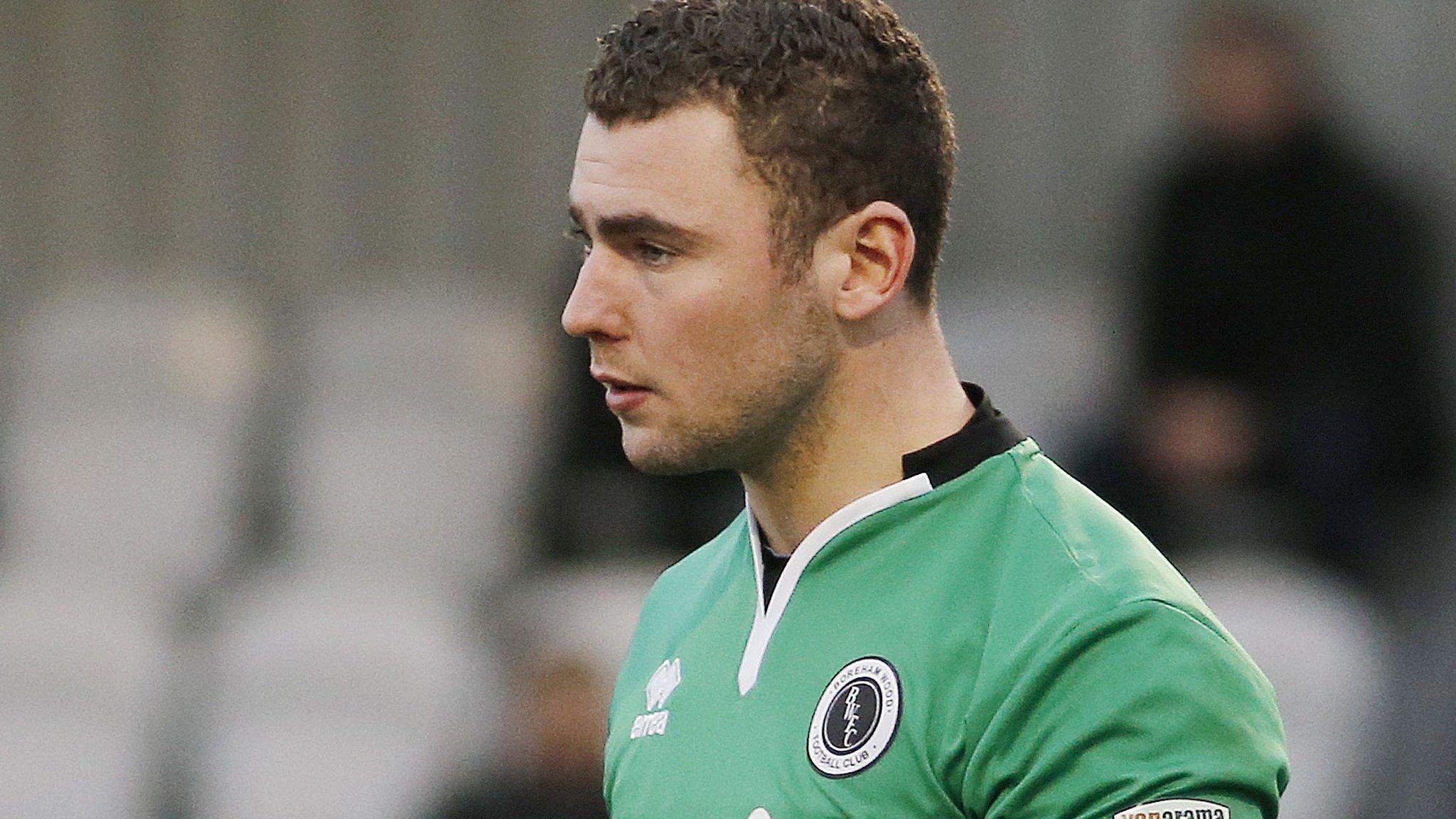 Grant Smith playing for Boreham Wood