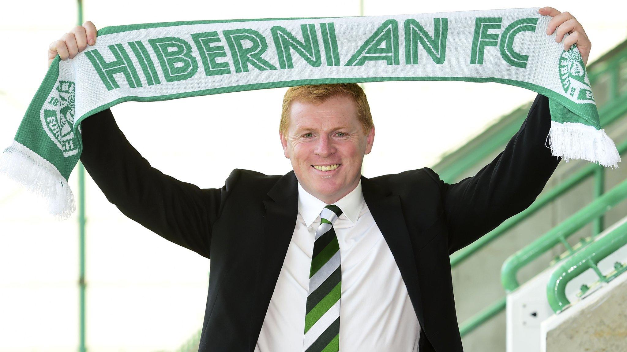 Hibernian head coach Neil Lennon