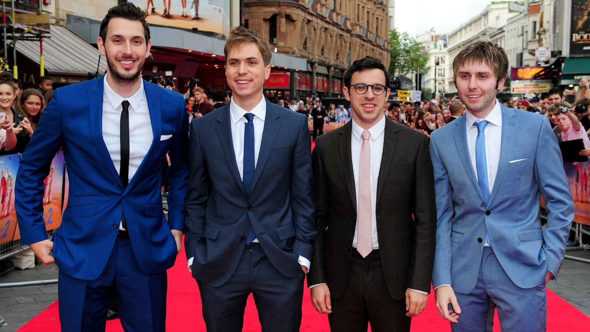 The cast of The Inbetweeners