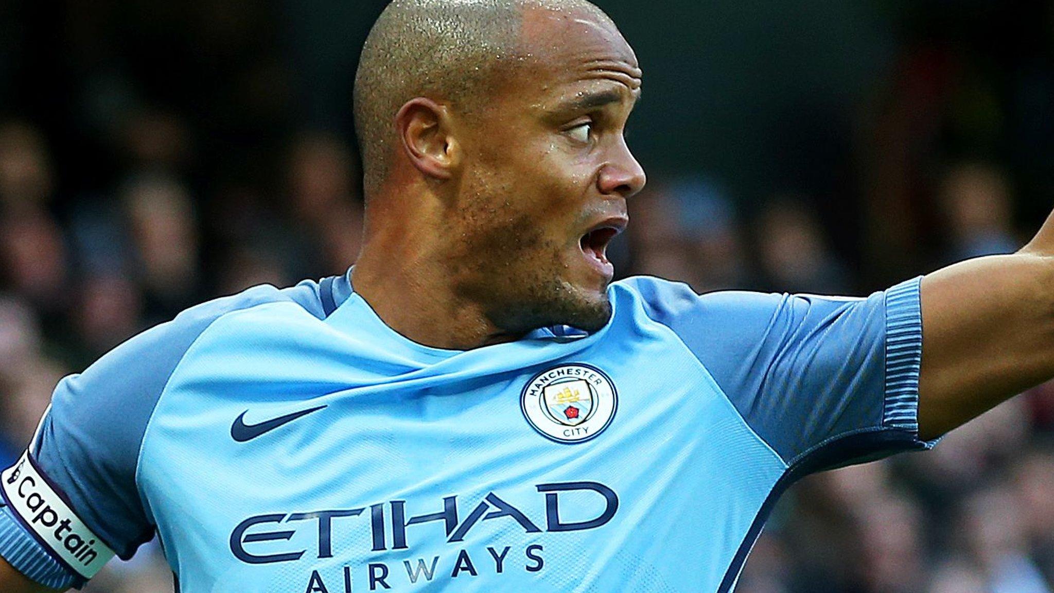 Manchester City captain Vincent Kompany