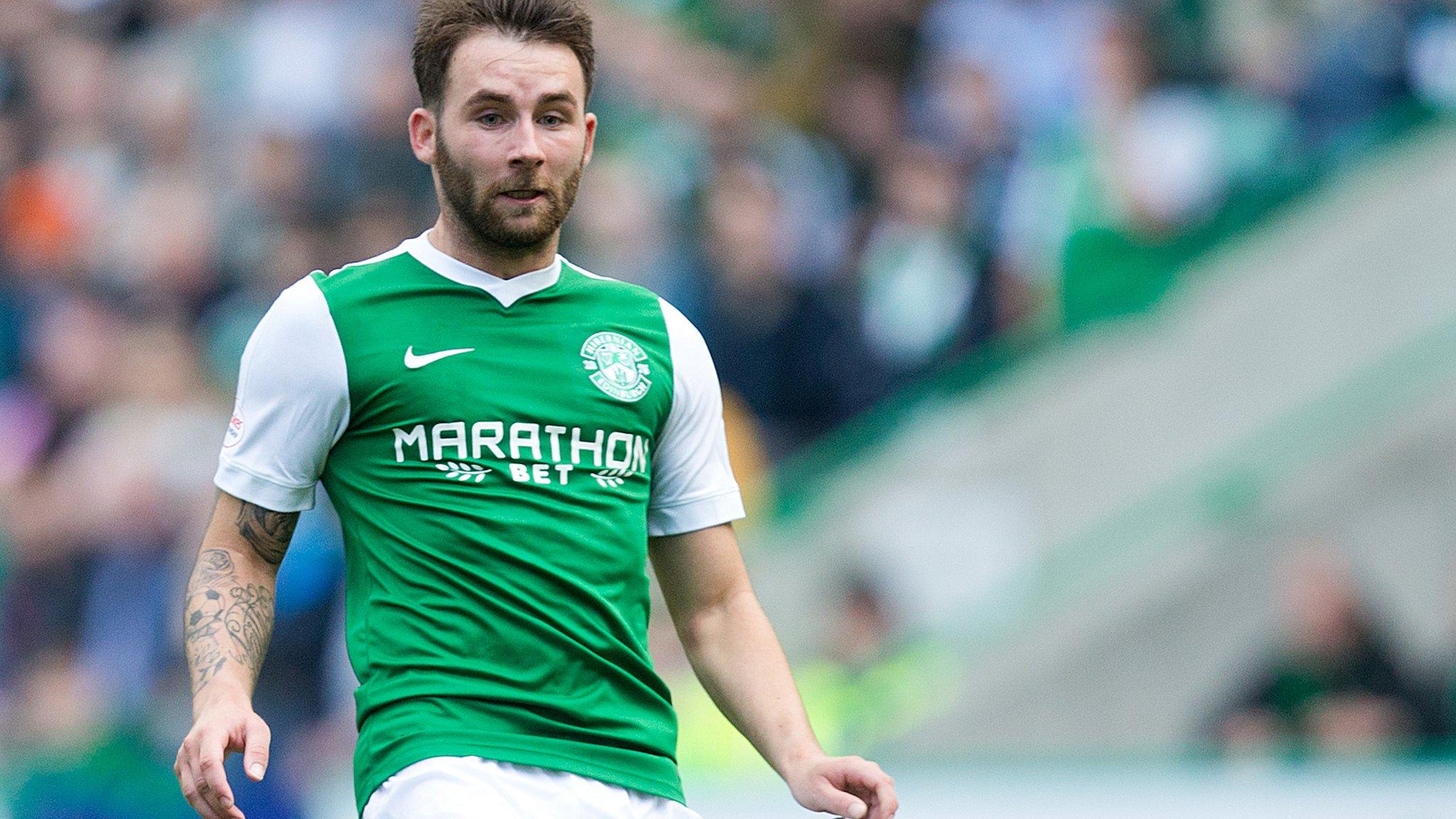 Hibs striker James Keatings