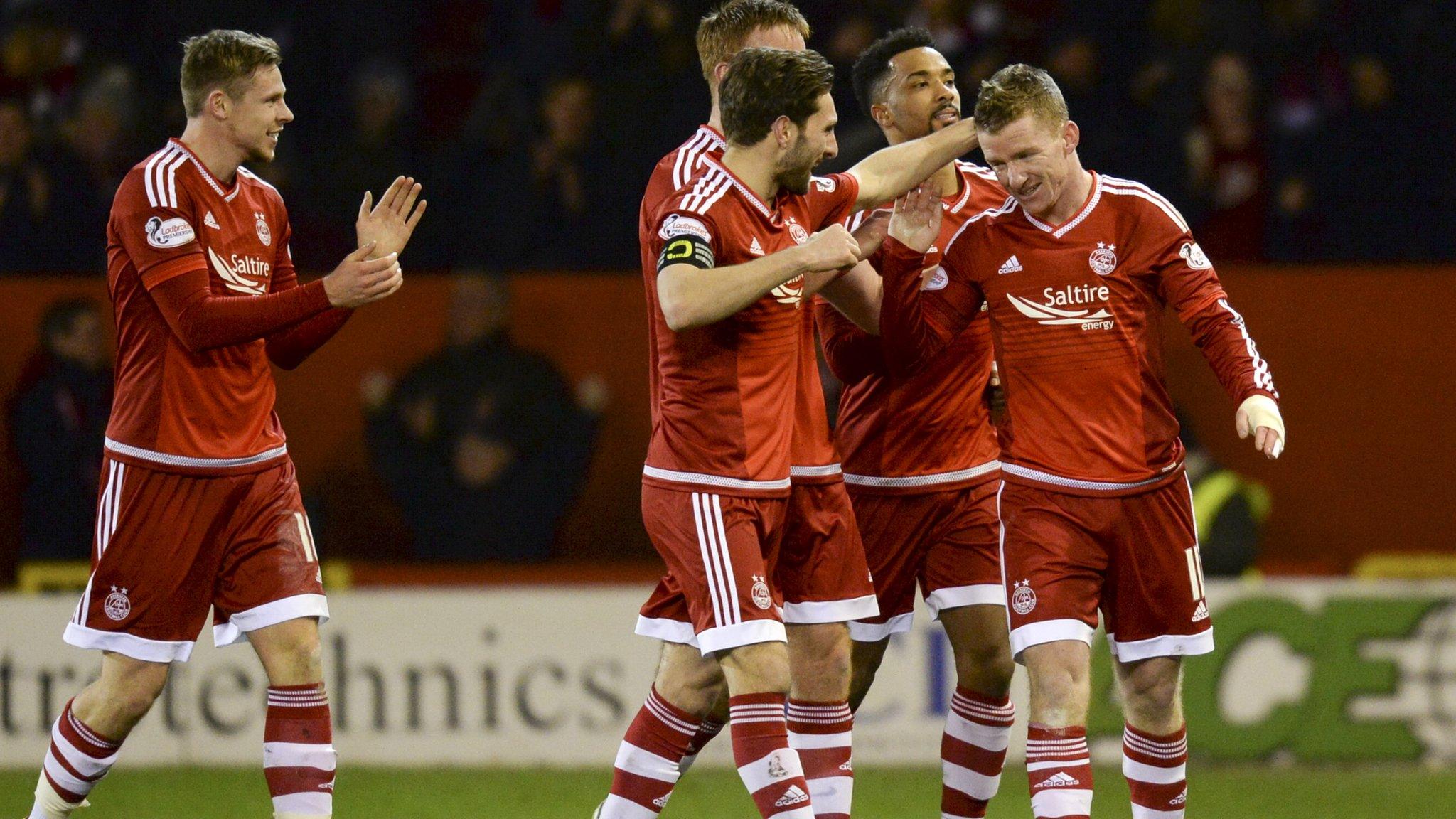 Aberdeen are now three points behind Celtic