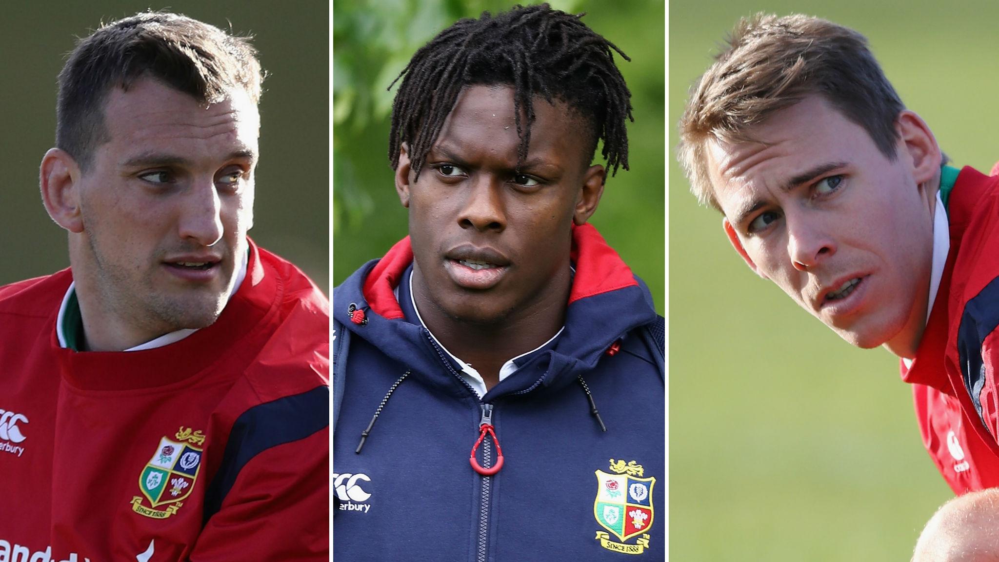 Sam Warburton, Maro Itoje and Liam Williams