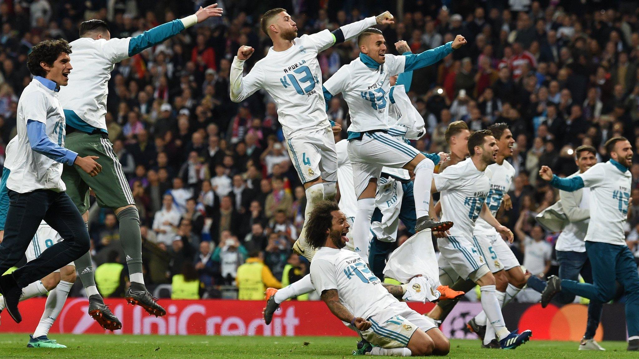 Real Madrid celebrate