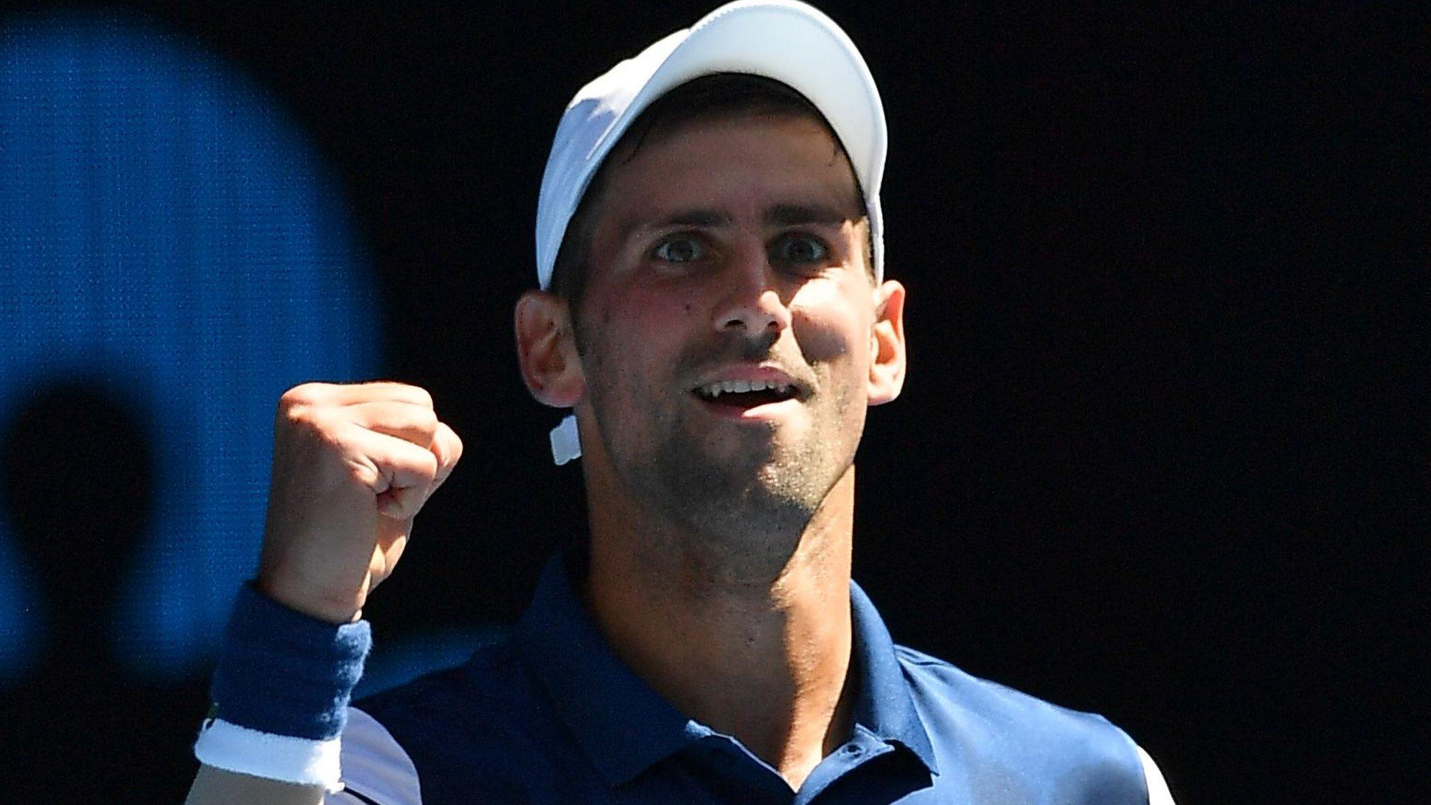 Novak Djokovic at the Australian Open