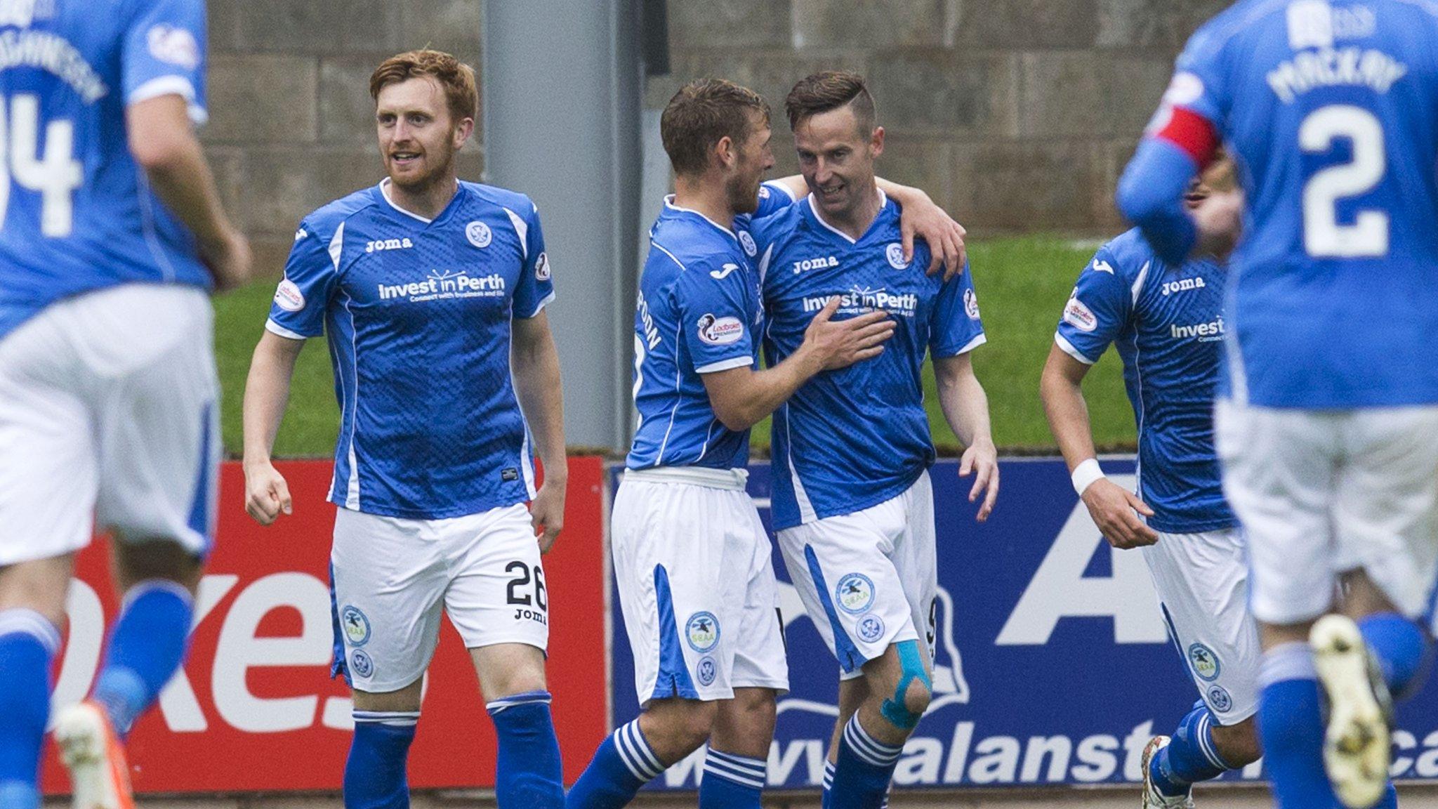 Peter MacDonald scored a hat-trick for St Johnstone