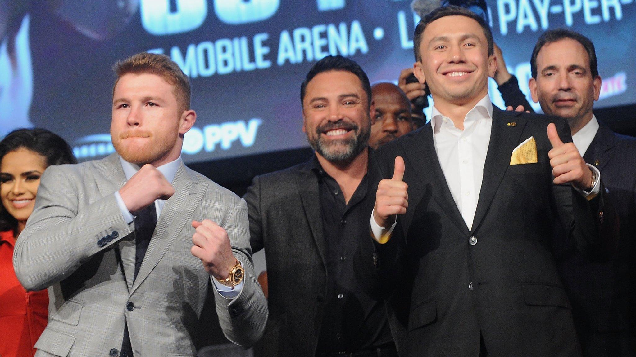 Saul 'Canelo' Alvarez and Gennady Golovkin