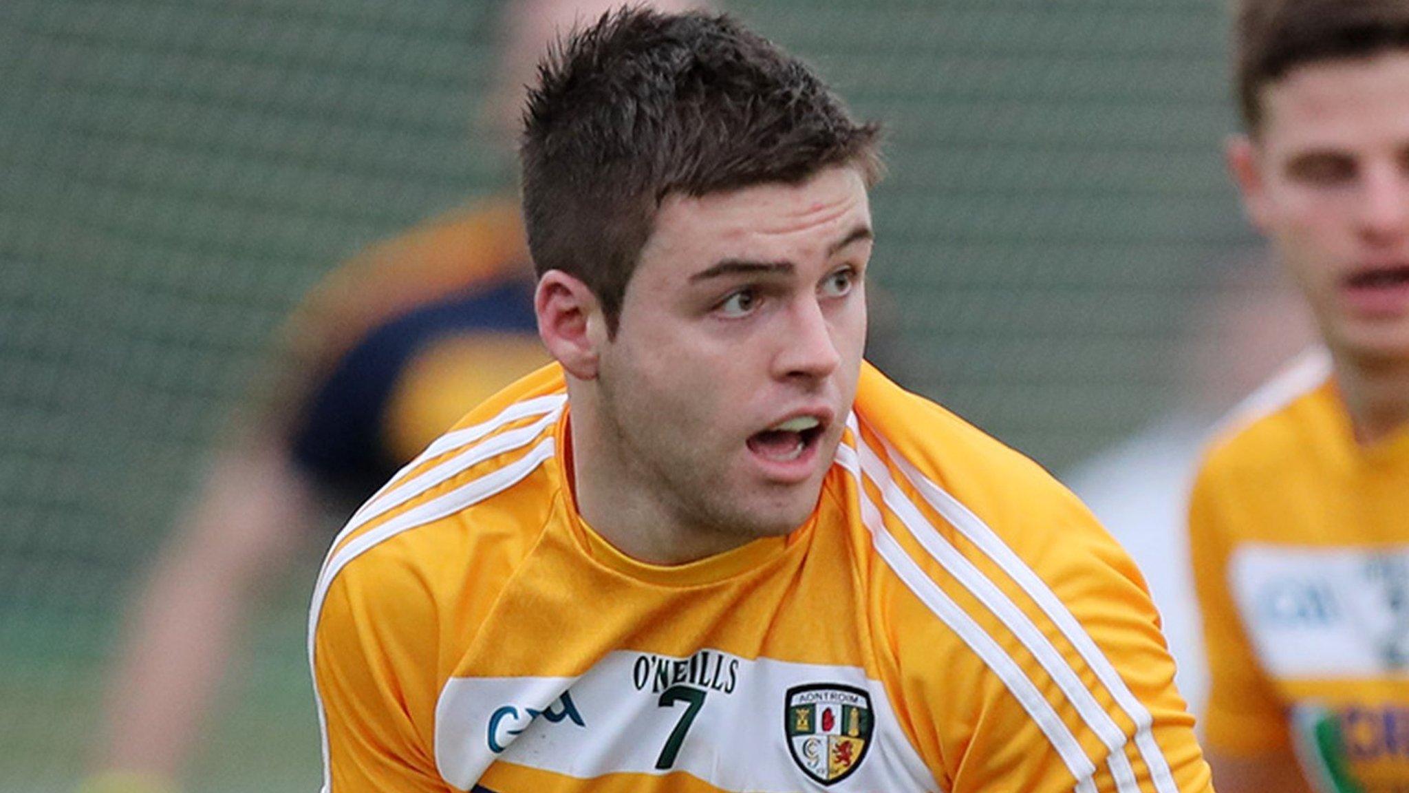 Paddy McBride hit six points in Antrim's opening Division Four win over Leitrim