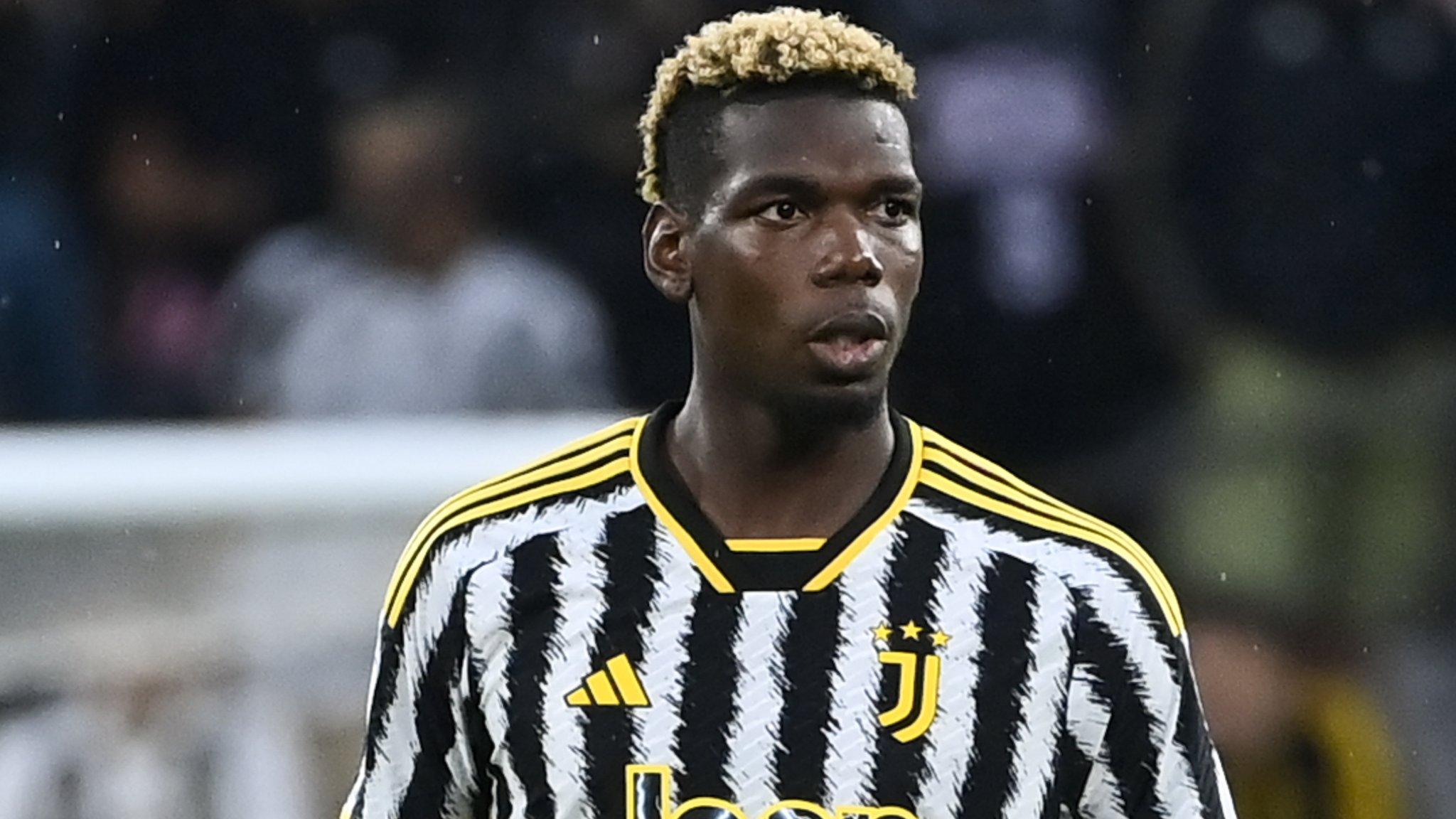 Paul Pogba playing for Juventus