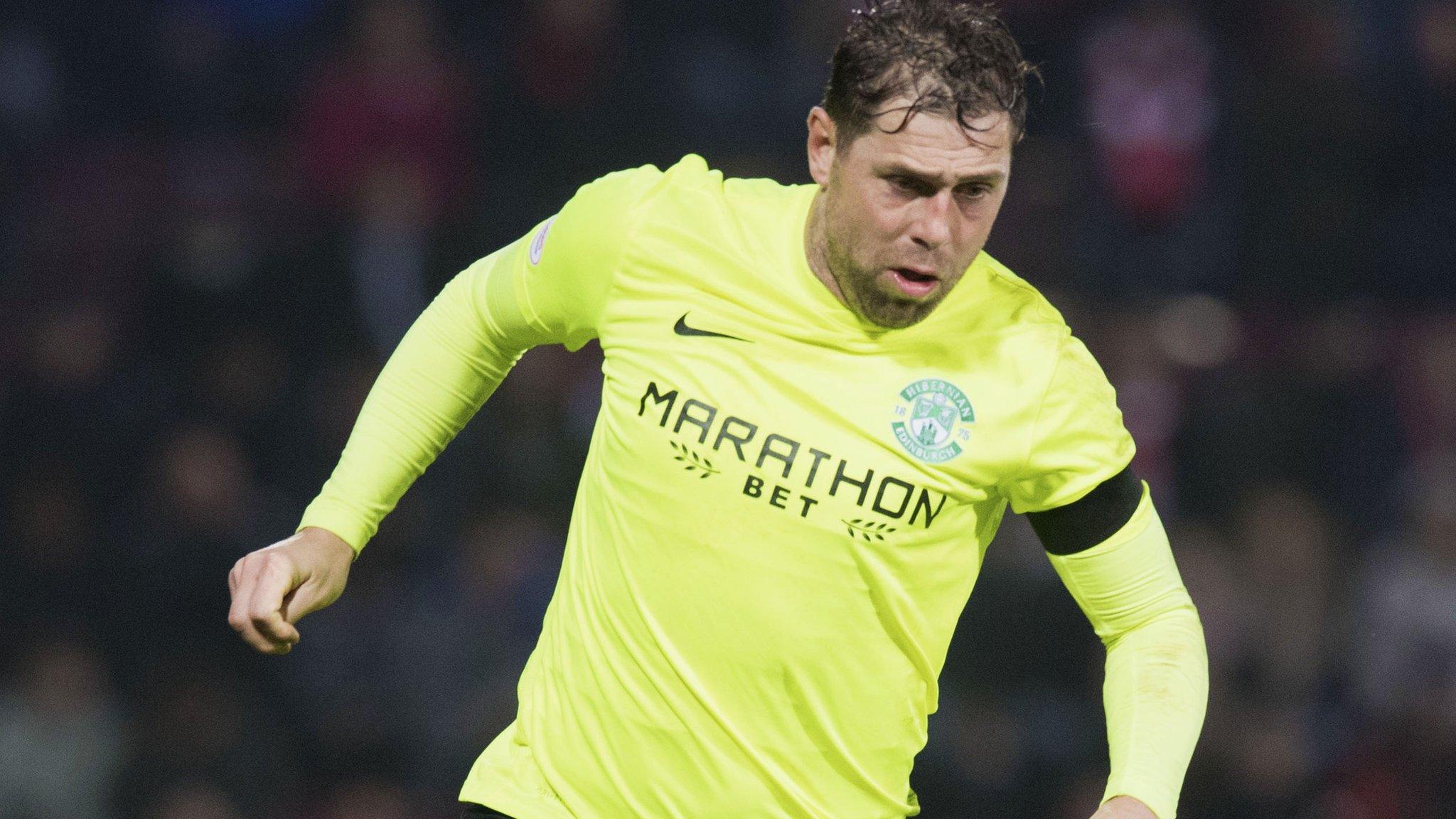 Hibernian striker Grant Holt