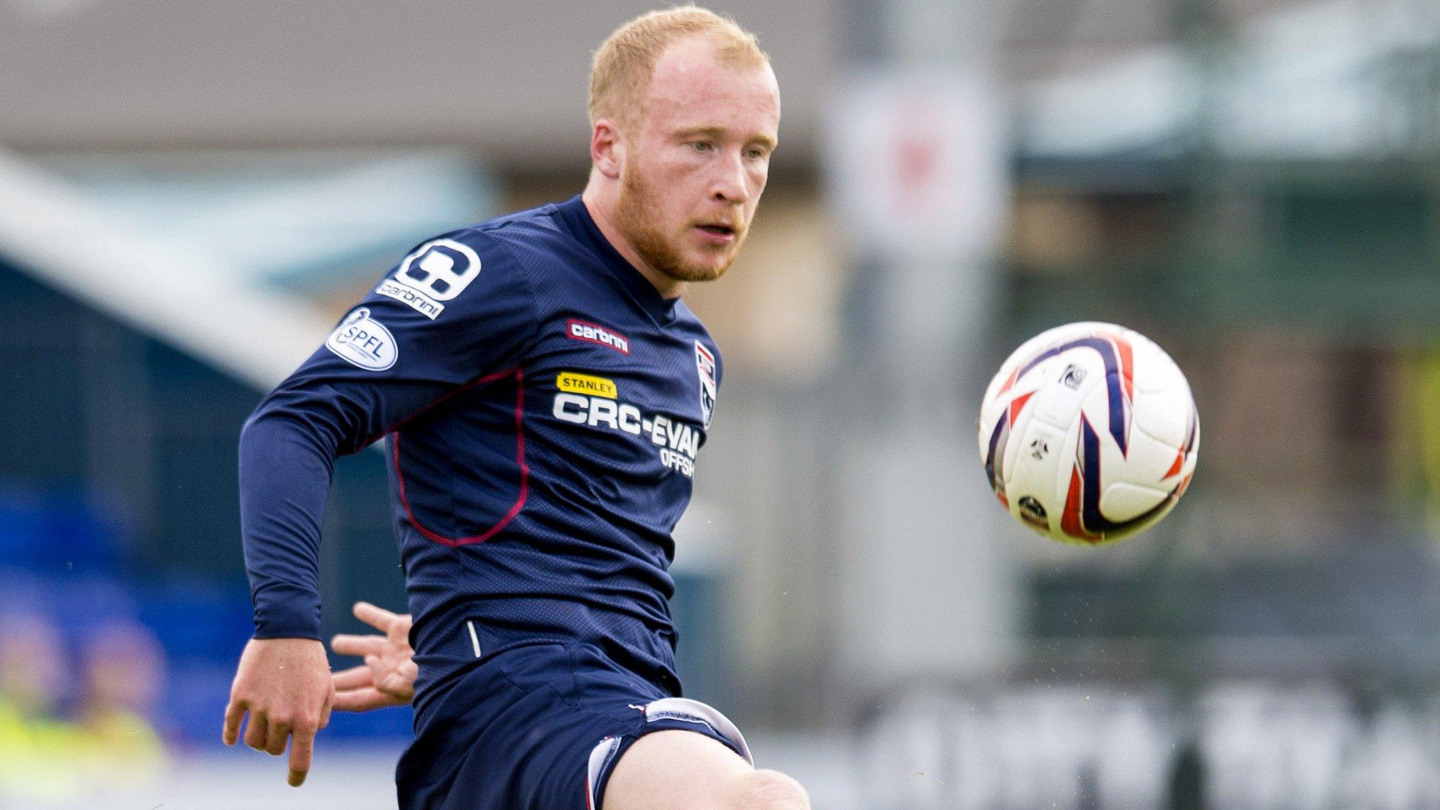 Ross County forward Liam Boyce