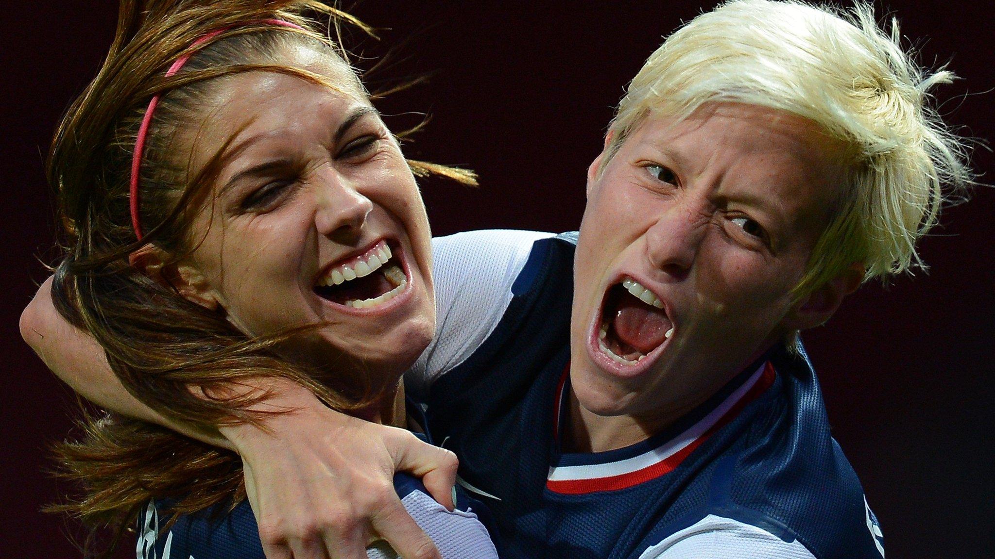 Megan Rapinoe and Alex Morgan