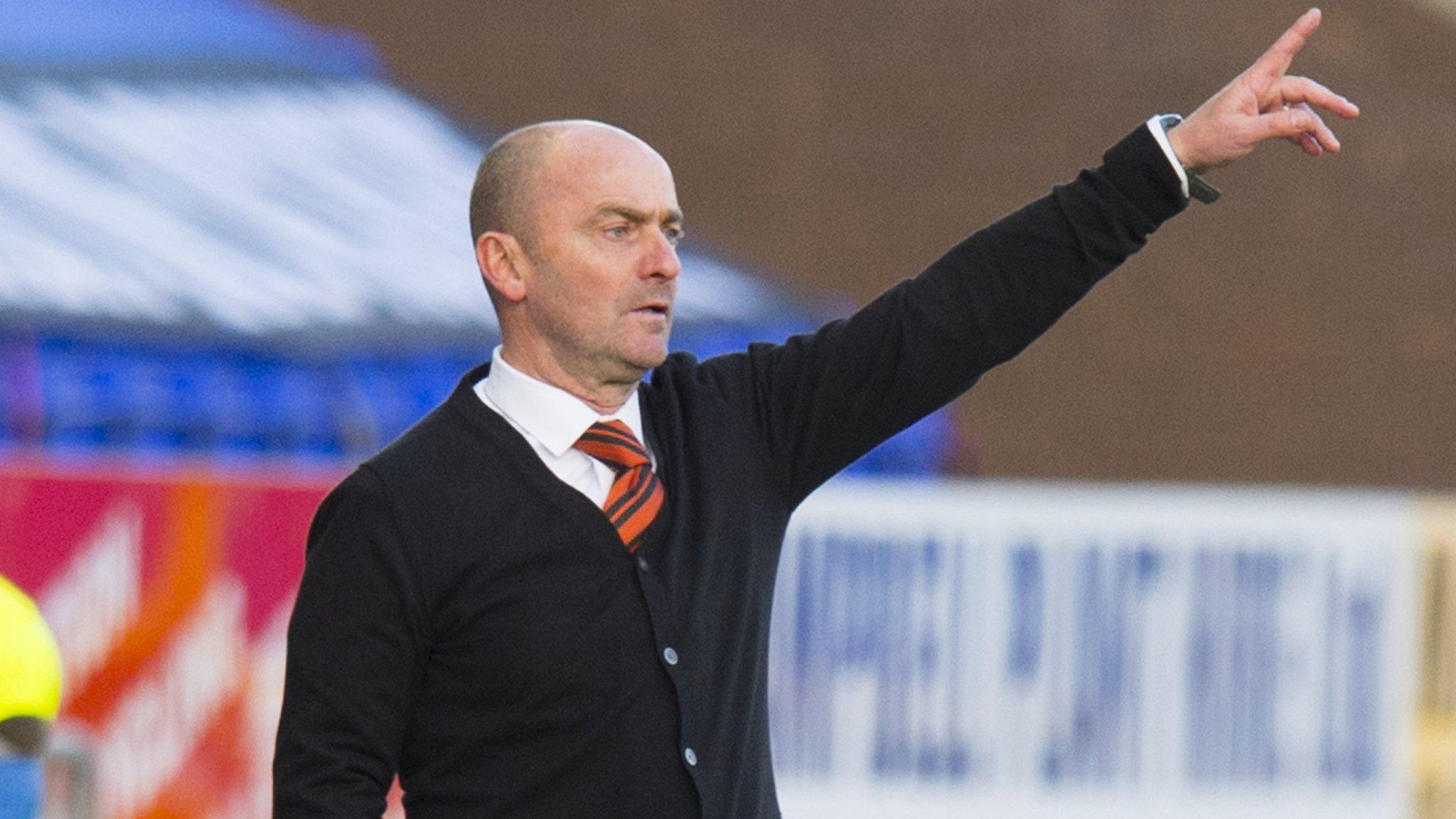 Dundee United caretaker manager Gordon Young