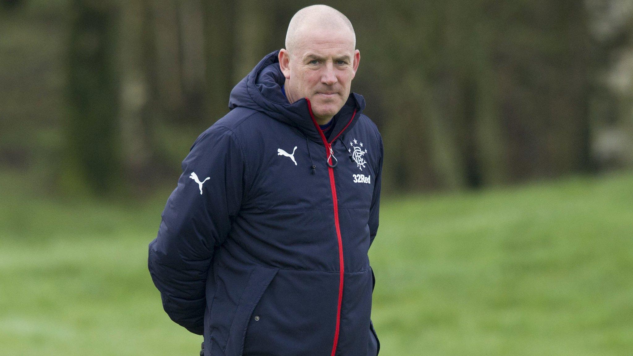 Rangers manager Mark Warburton