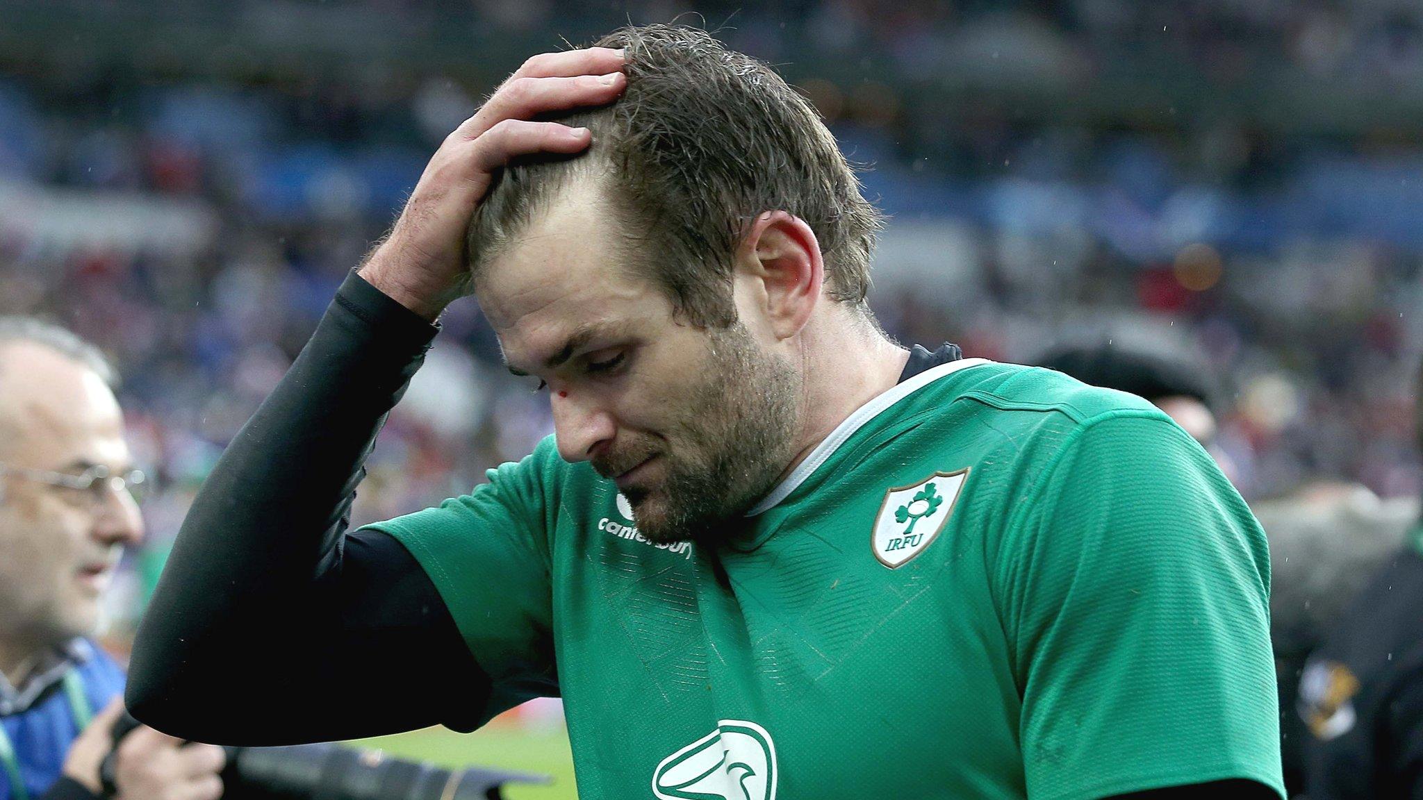 Jared Payne sustained a hamstring injury in Ireland's defeat by France on 13 February