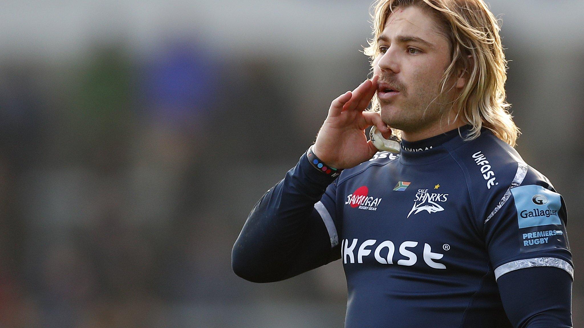 Faf de Klerk in action for Sale Sharks