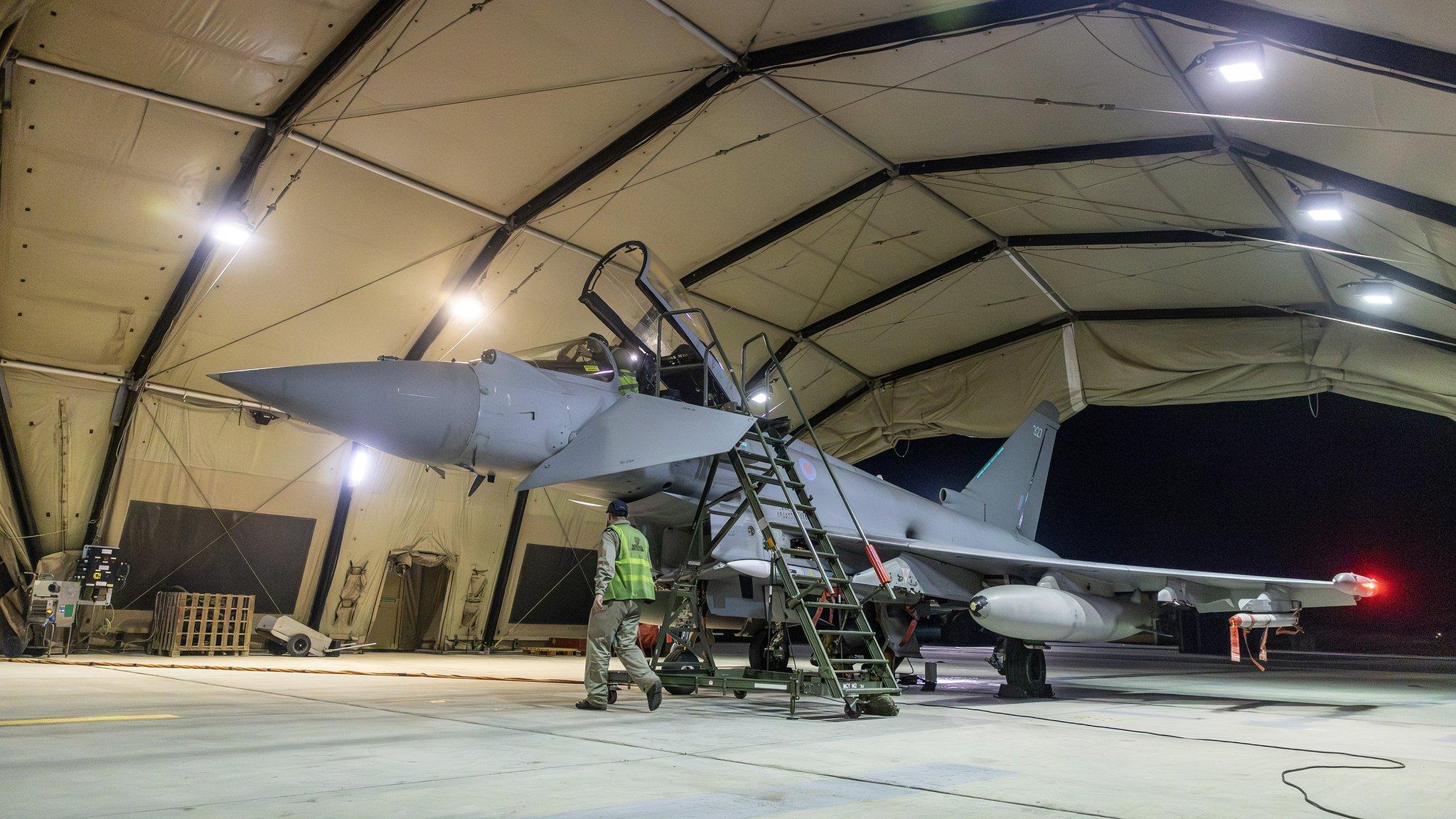 RAF Typhoon involved in strike