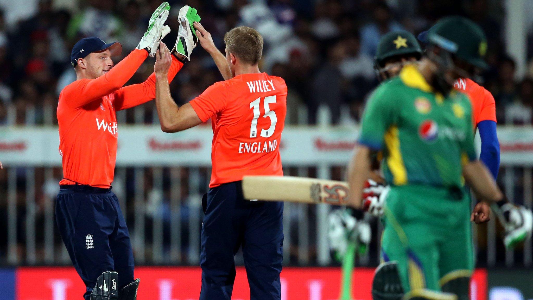 England celebrate