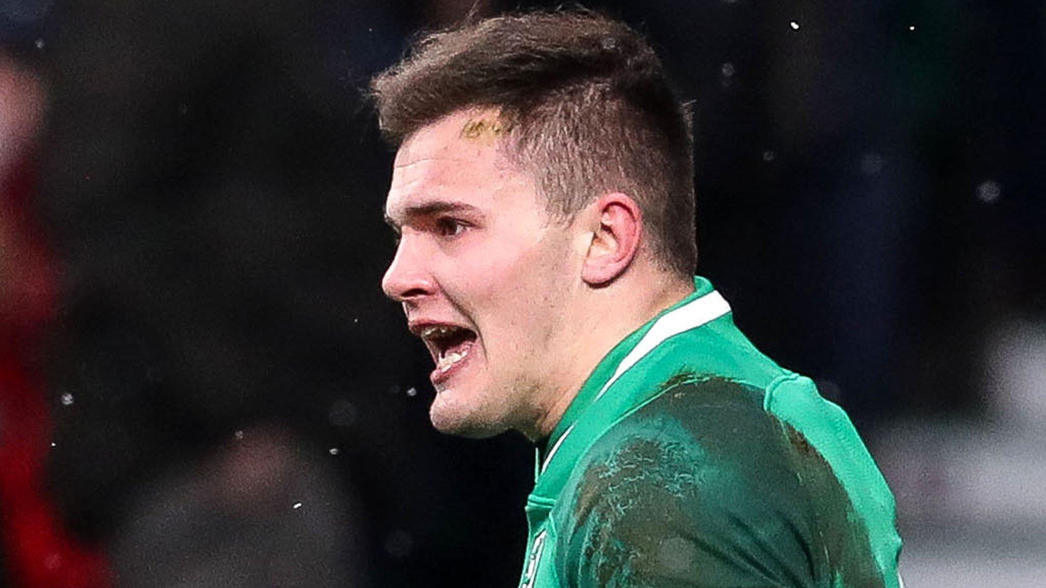 Jacob Stockdale scored seven tries in Ireland's Grand Slam campaign