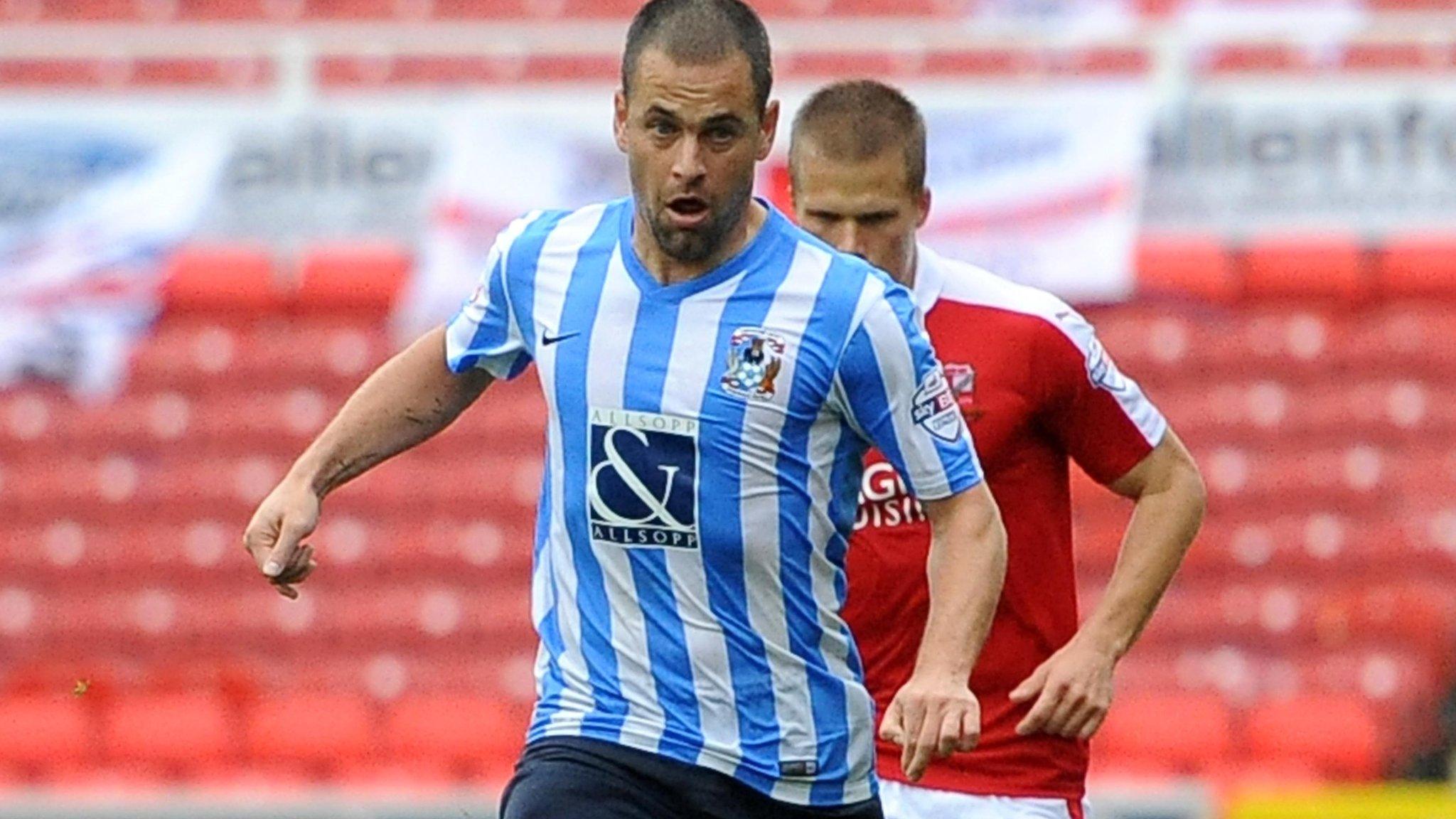 Coventry City's on-loan Aston Villa midfielder Joe Cole