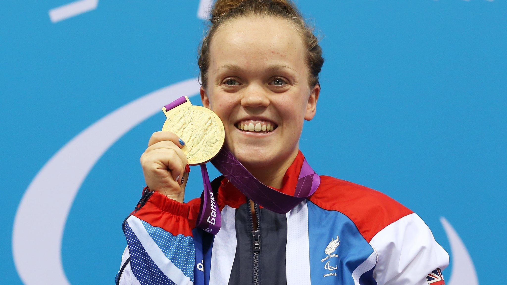 Paralympic swimming champion Ellie Simmonds