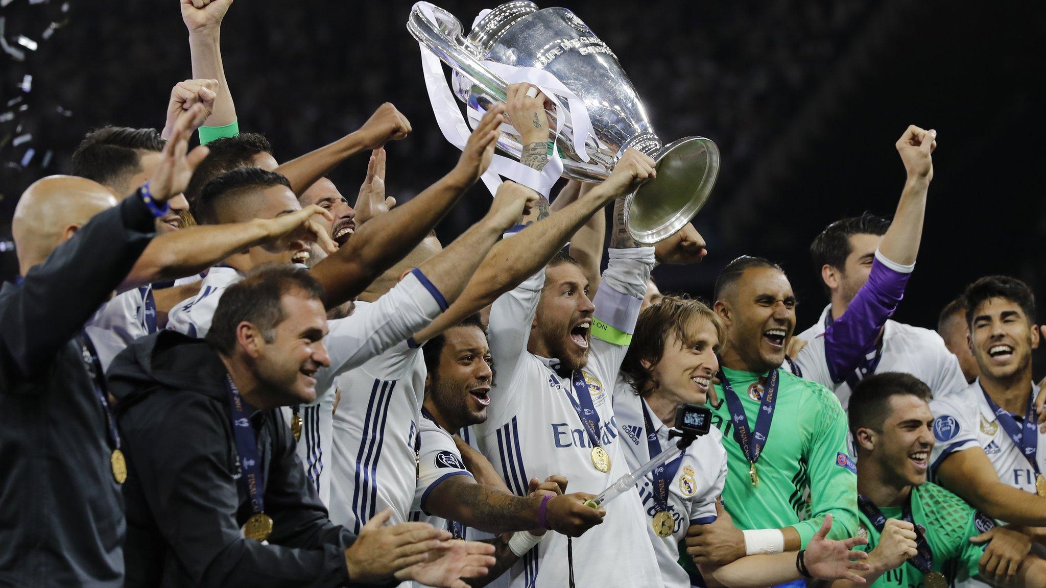 Real Madrid celebrate