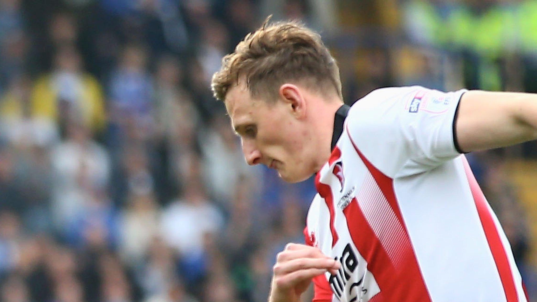 Will Boyle has scored five goals in 37 appearances for Cheltenham Town this season