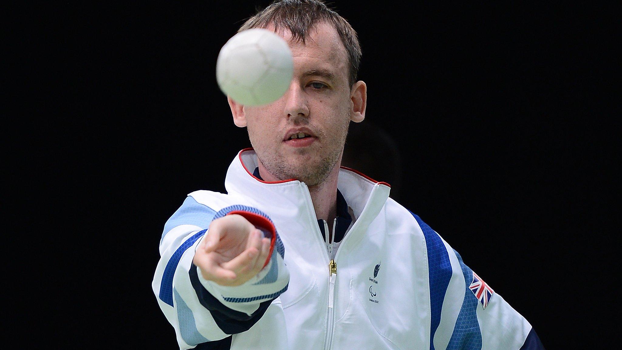 Boccia player Stephen McGuire